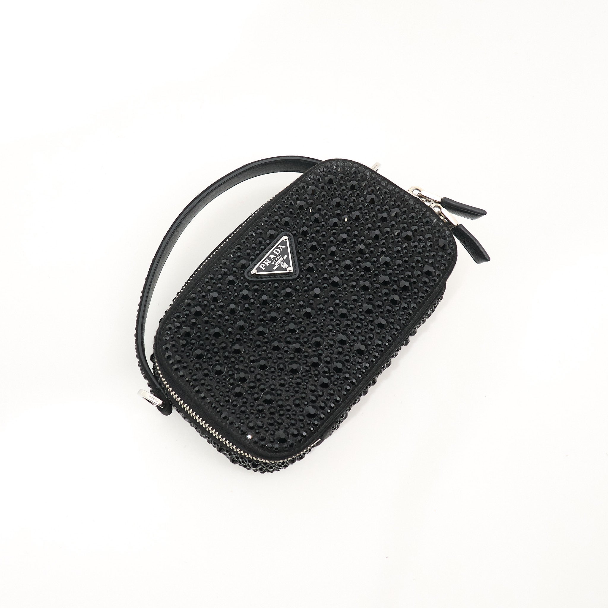 Prada Odette Crystal Black Bag