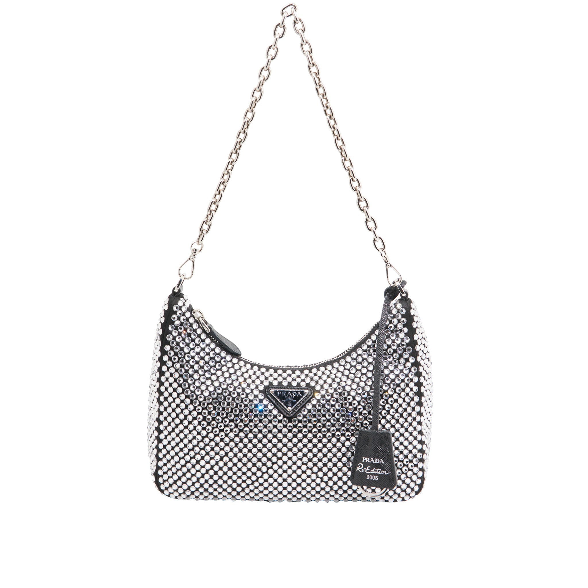 Prada Re-Edition 2005 Bag With Crystals