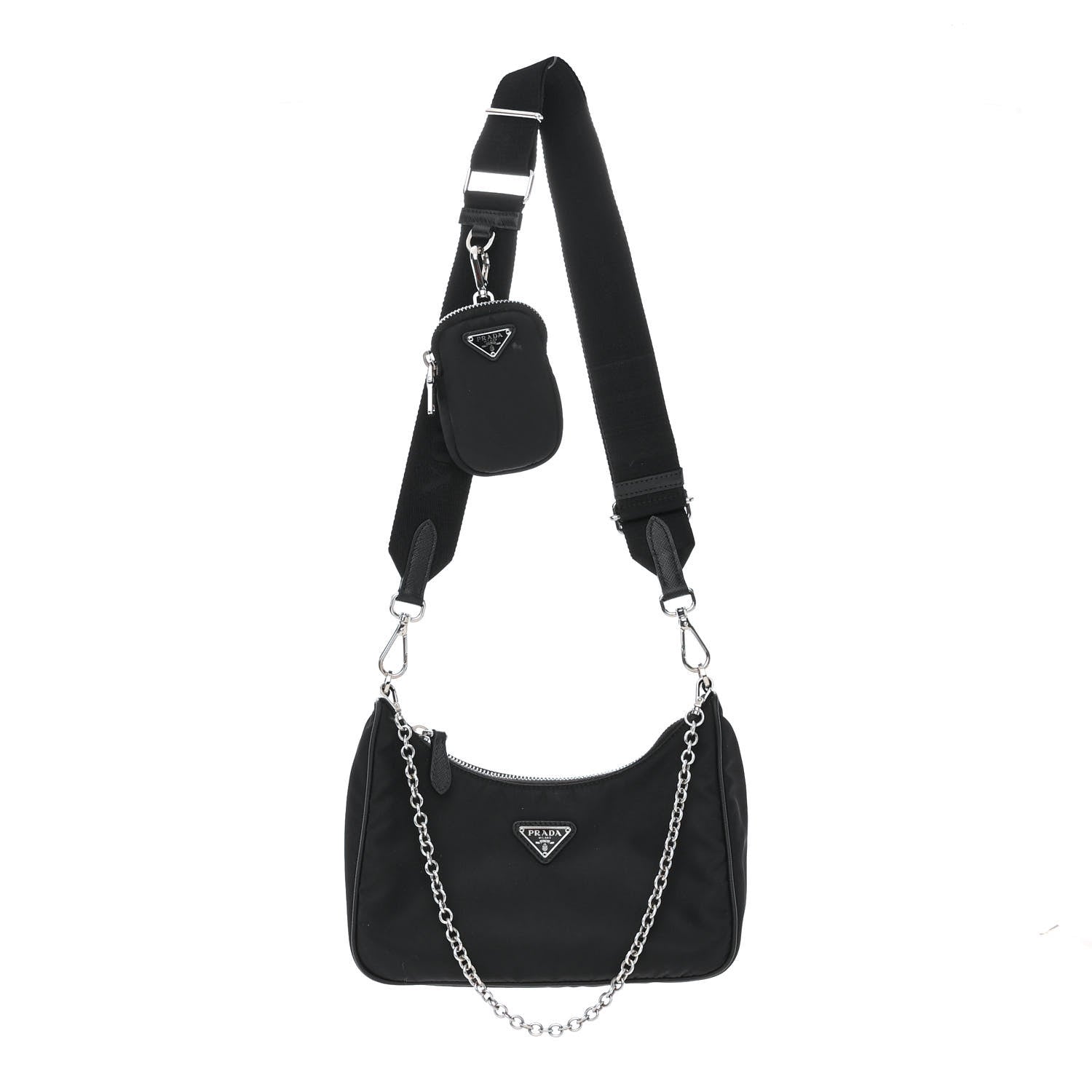 Prada Re-Edition 2005 Re-Nylon Black Shoulder Bag