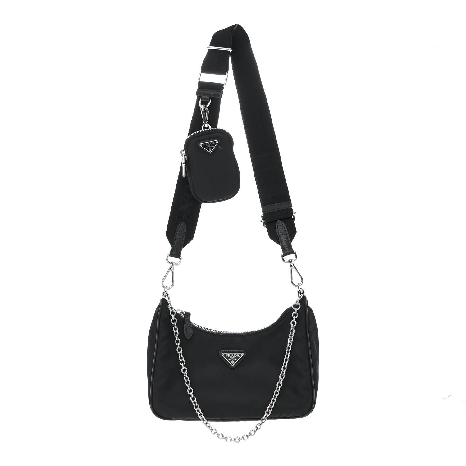 Prada Re-Edition 2005 Nylon Black Shoulder Bag