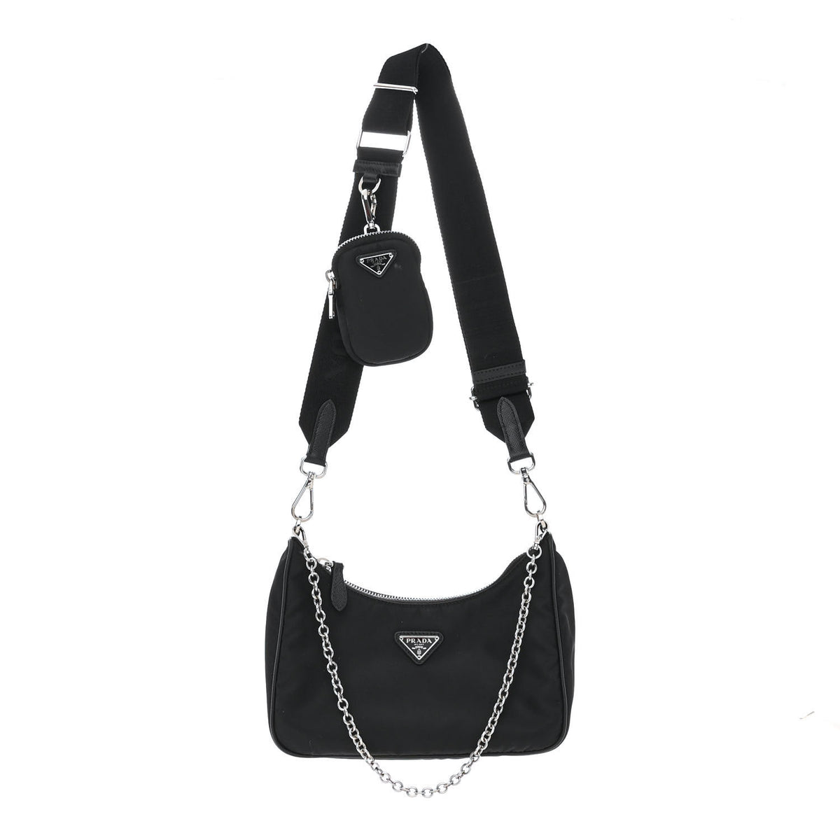 Prada Re-Edition 2005 Nylon Black Shoulder Bag