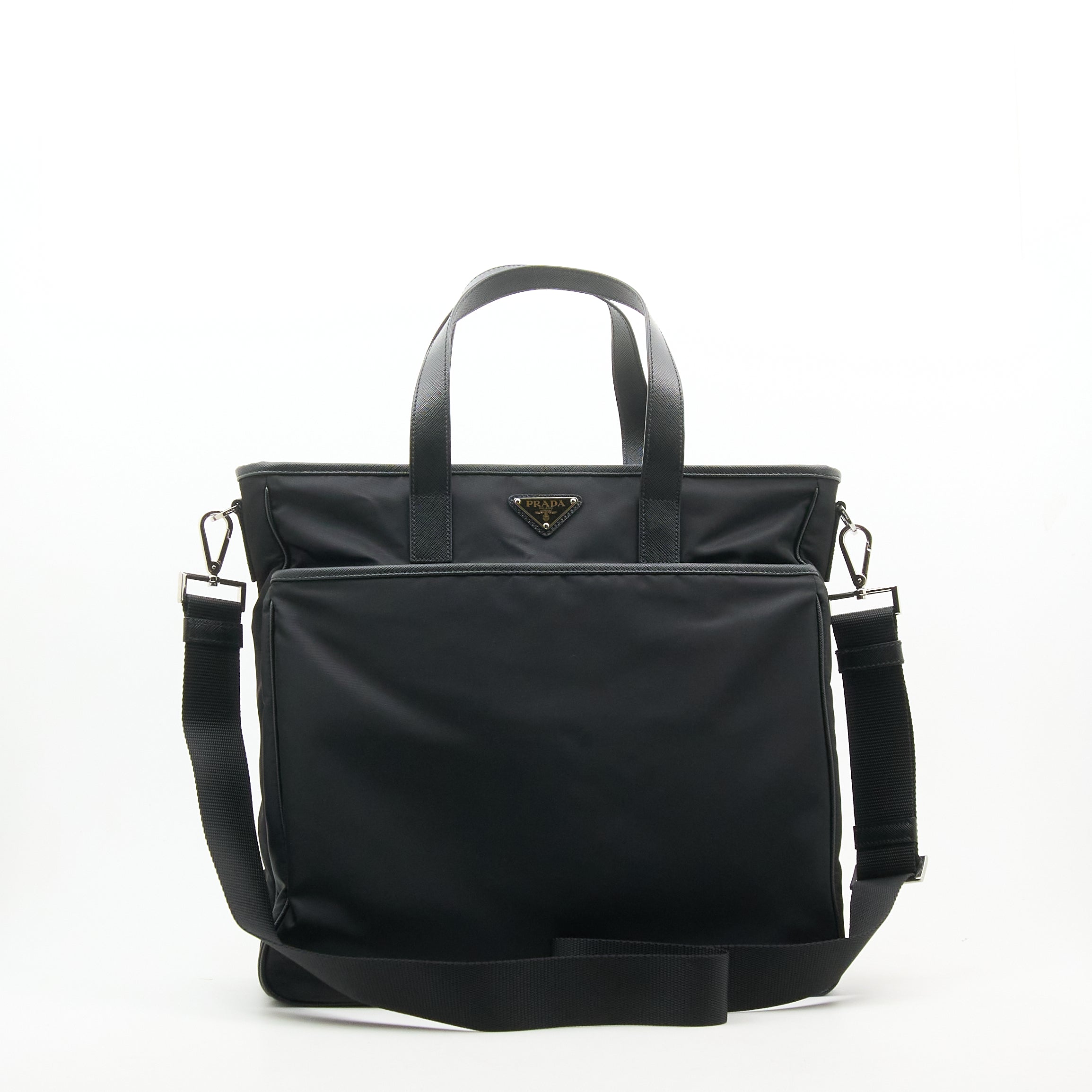 Prada Re-Nylon Black Tote Bag