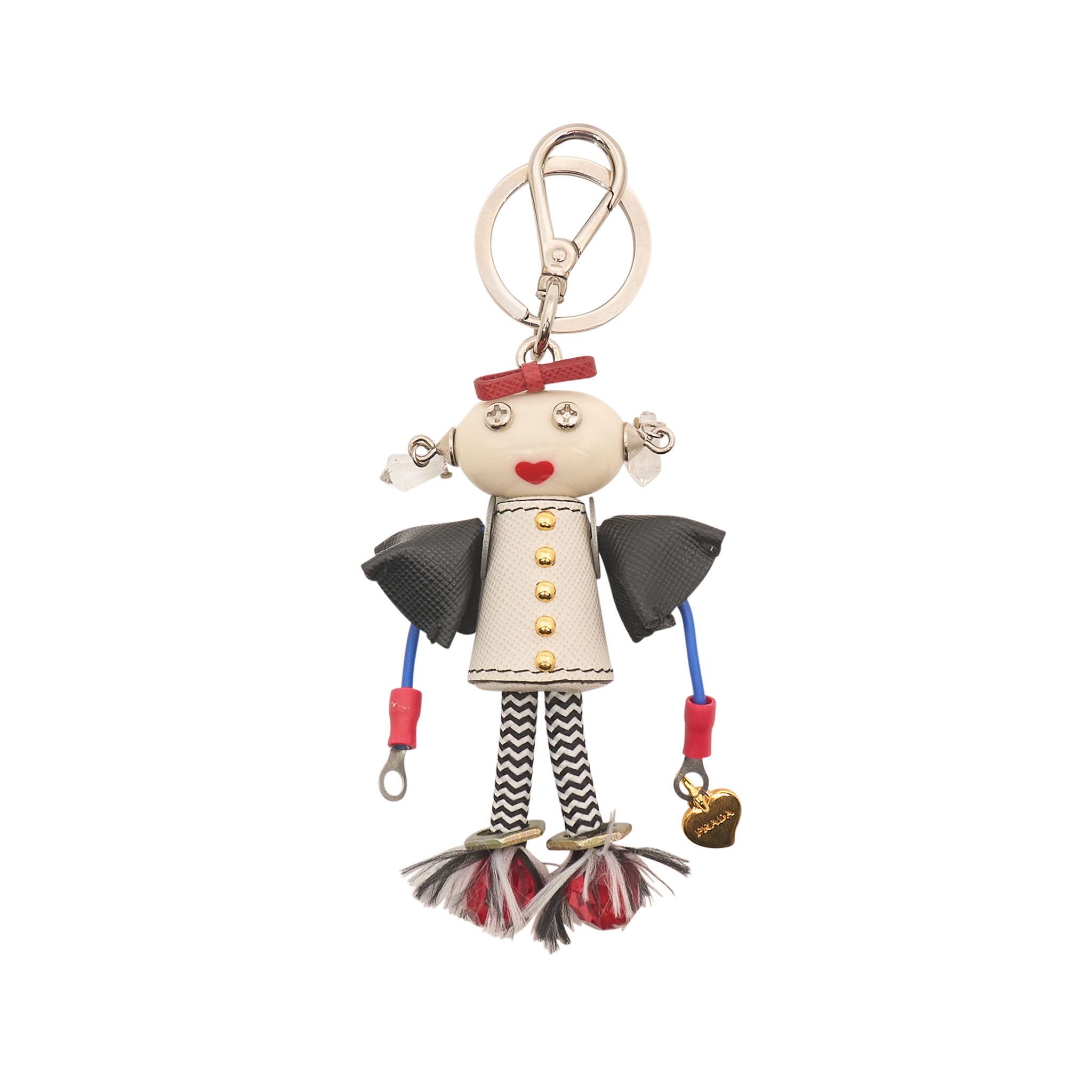 Prada Robot Bag Charm Keychain