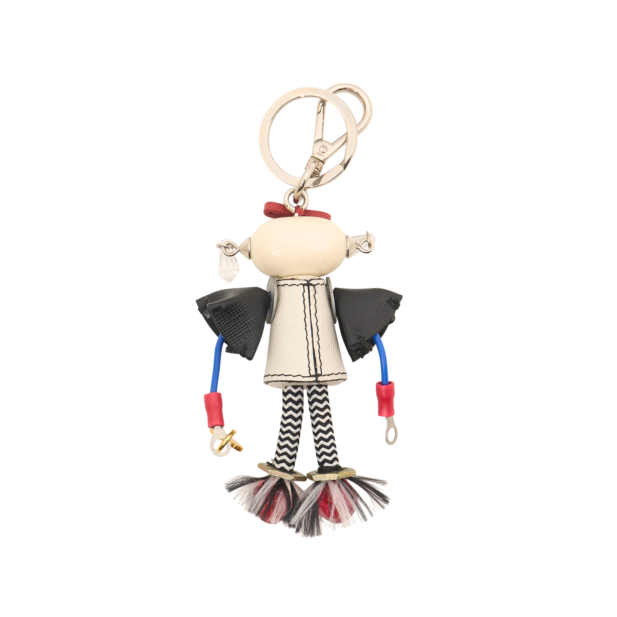 Prada Robot Bag Charm Keychain