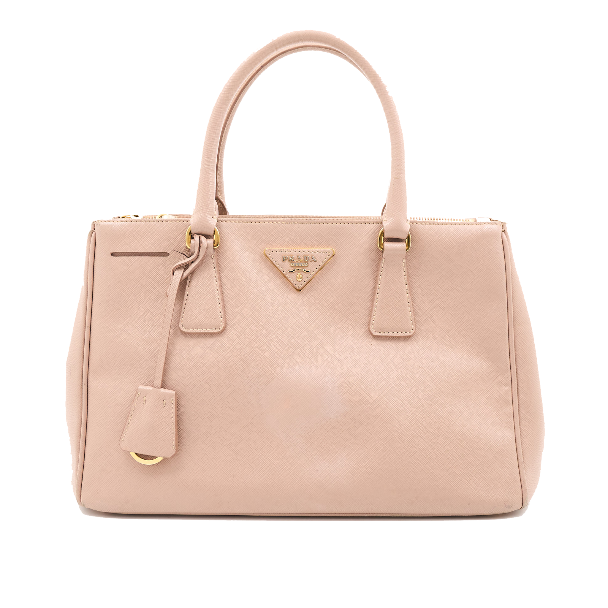 Prada Saffiano Lux Leather Gallaria Double Zip Tote