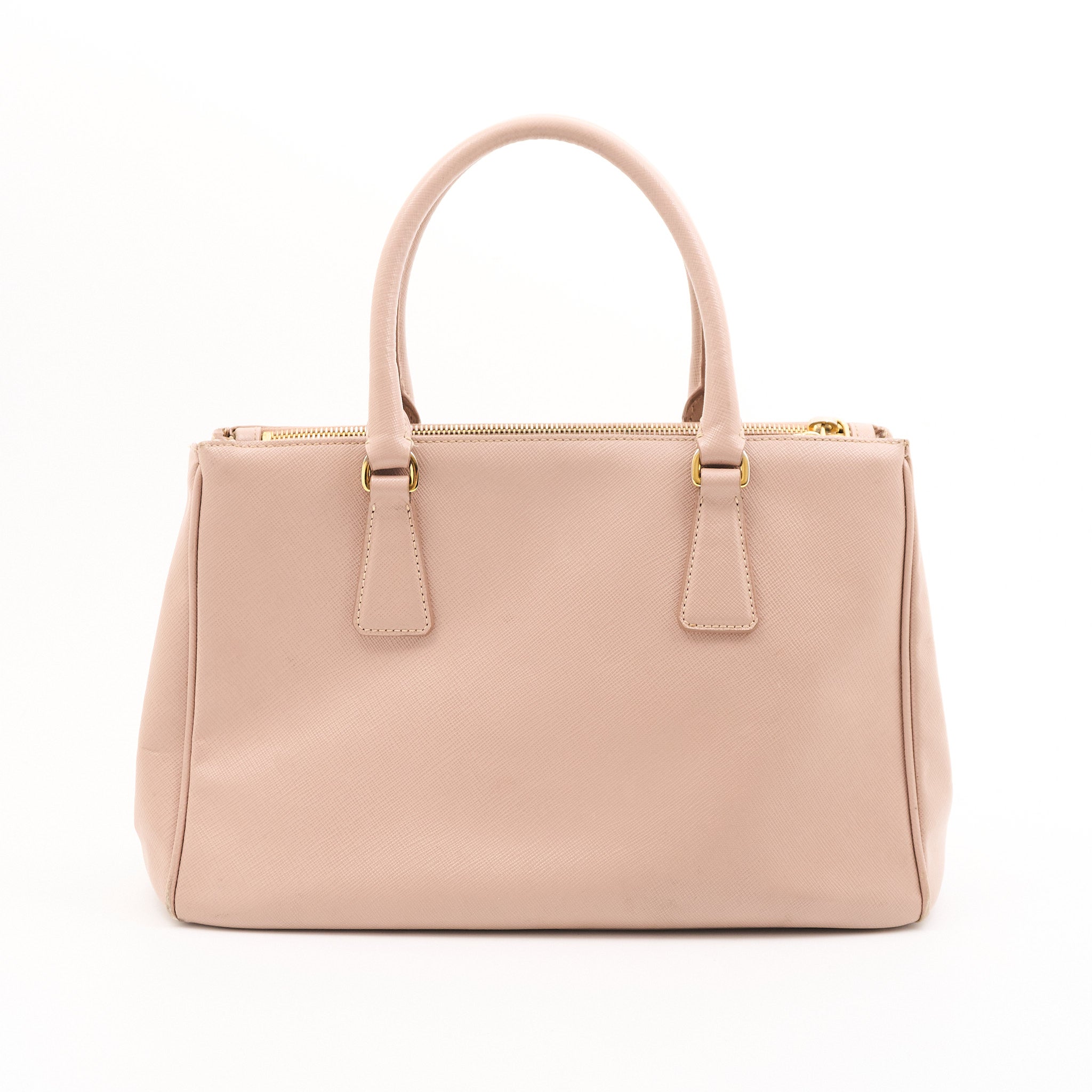 Prada Saffiano Lux Leather Gallaria Double Zip Tote