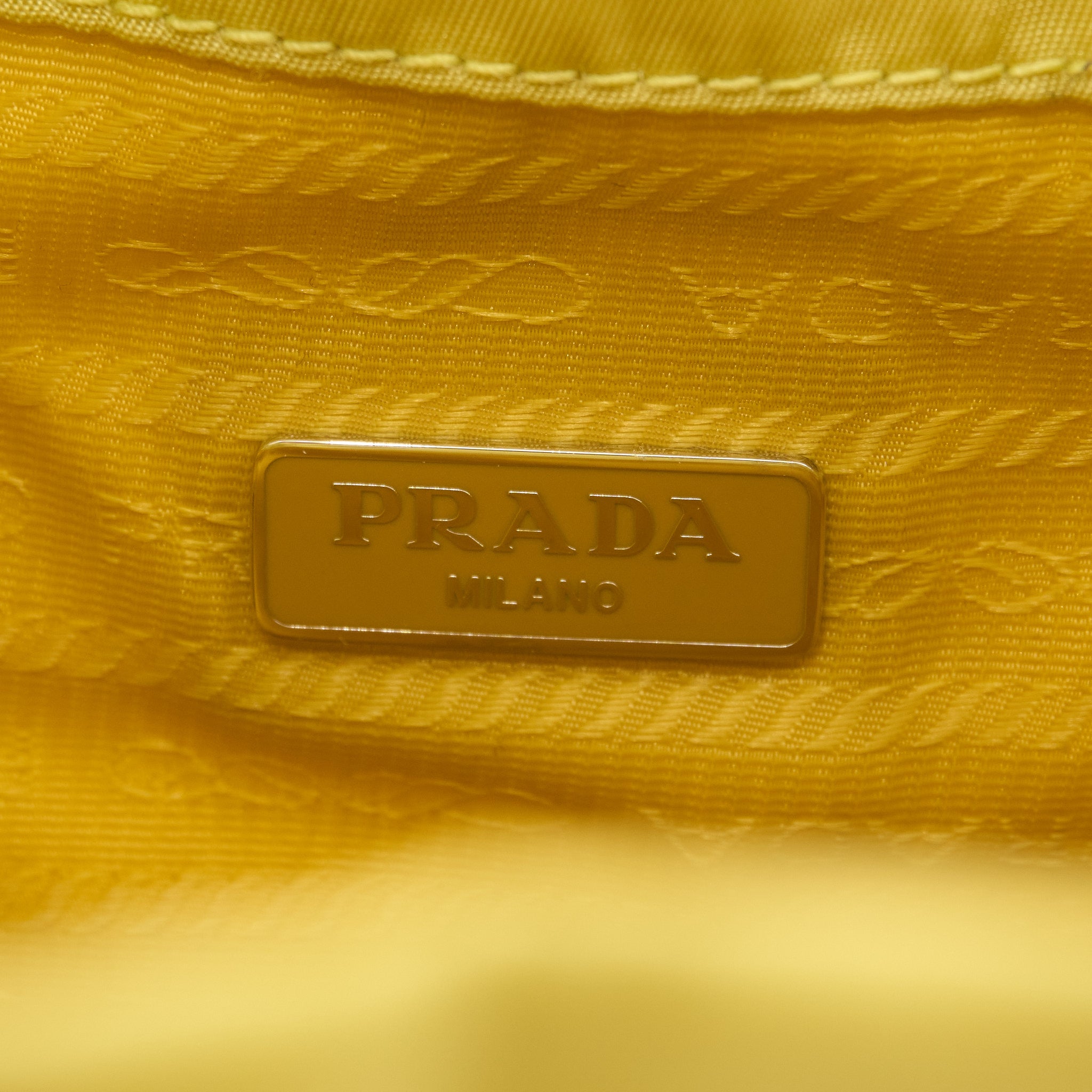 Prada Ananas Tessuto Nylon Drawstring Pouch
