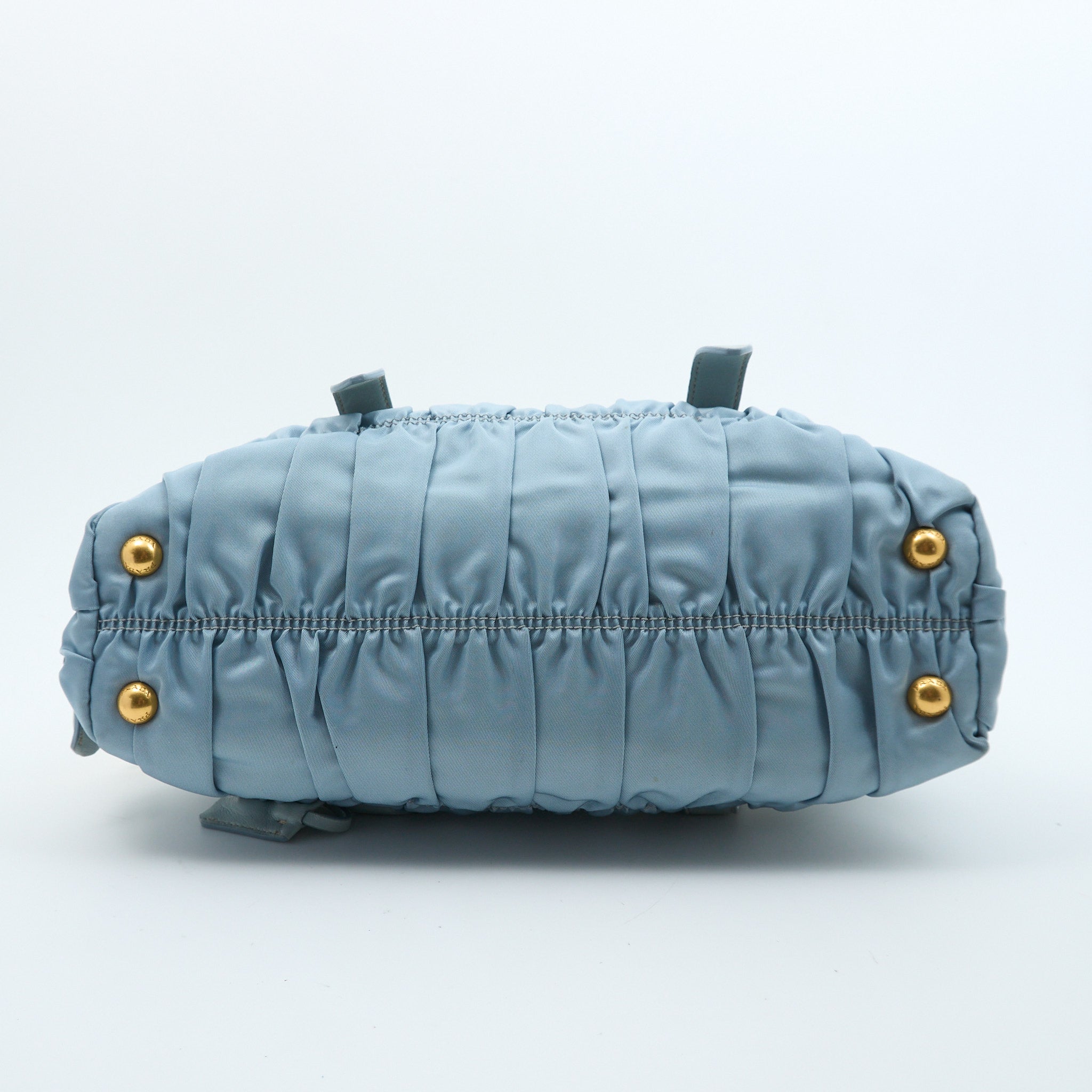 Prada Blue Nylon Tessuto Gaufre Bag