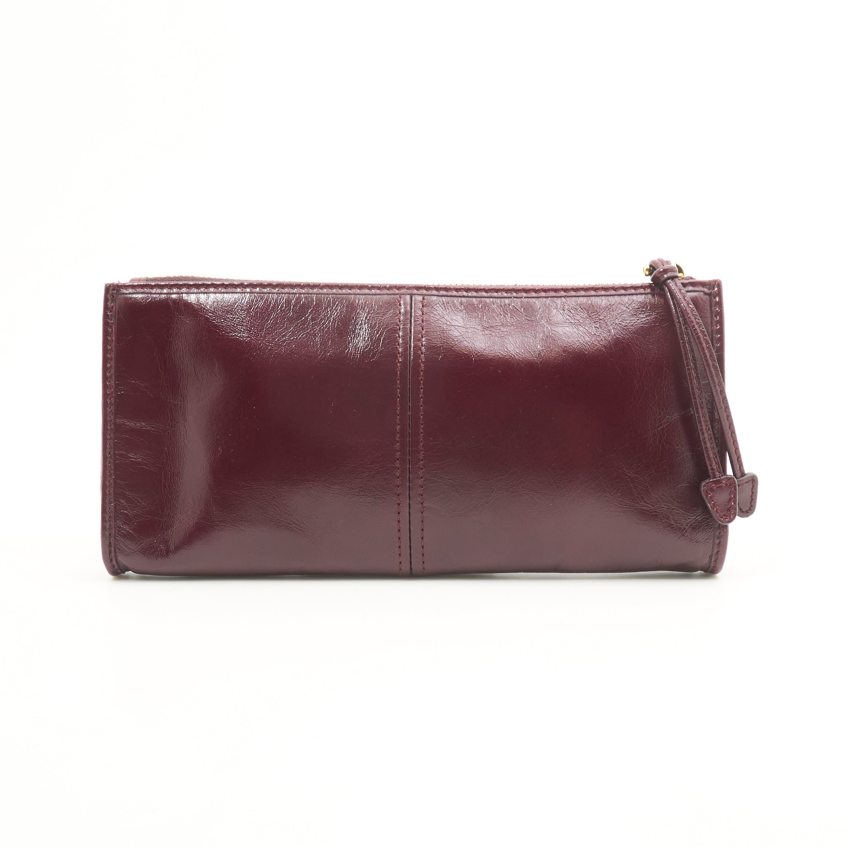 Prada Burgundy Leather Pouch