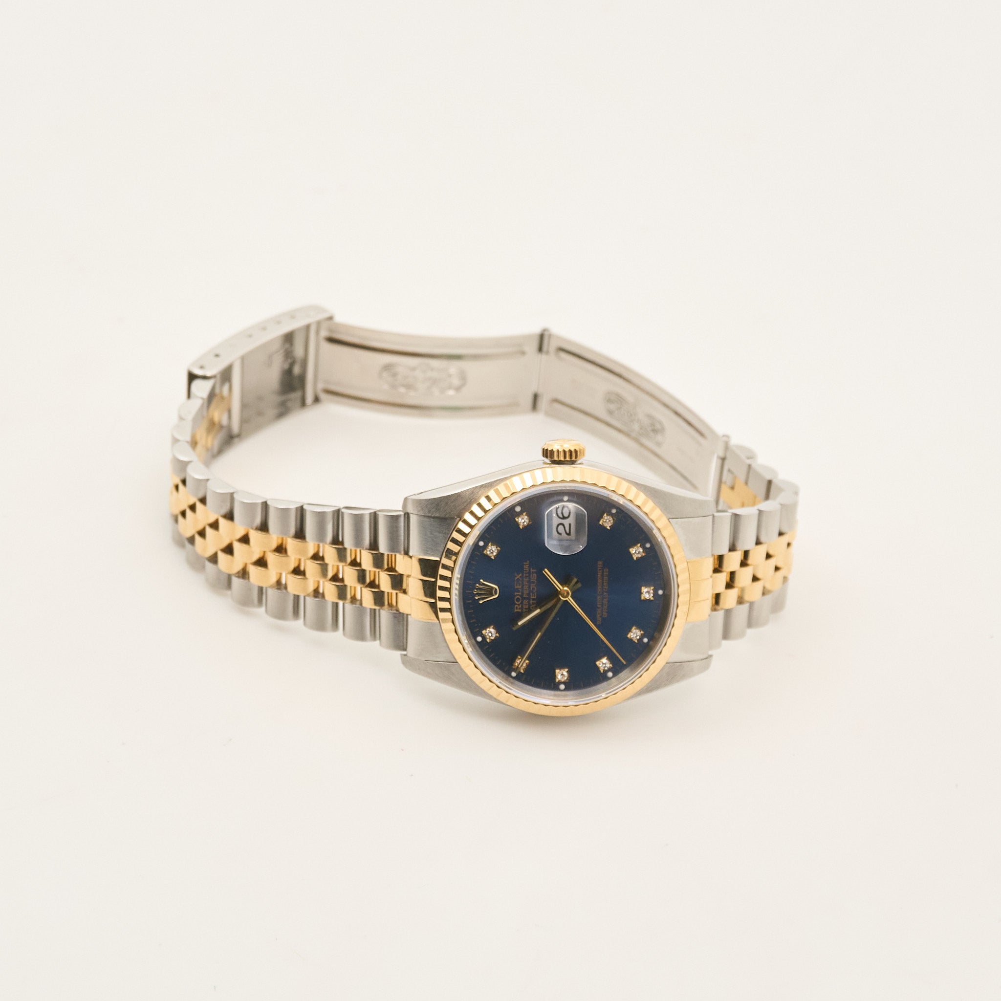 Rolex Datejust 36 Blue Diamond Dial 16233