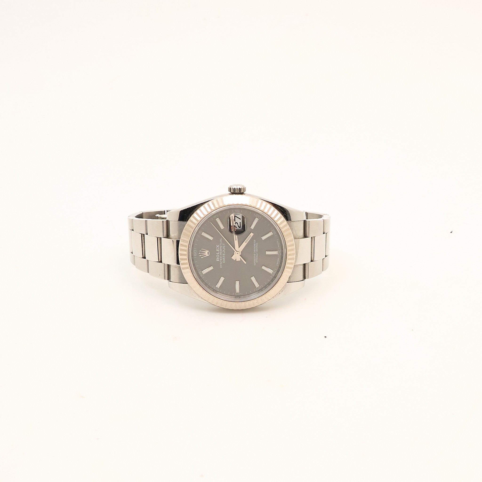 Rolex Datejust 41m Rhodium Dial Oyster Bracelet