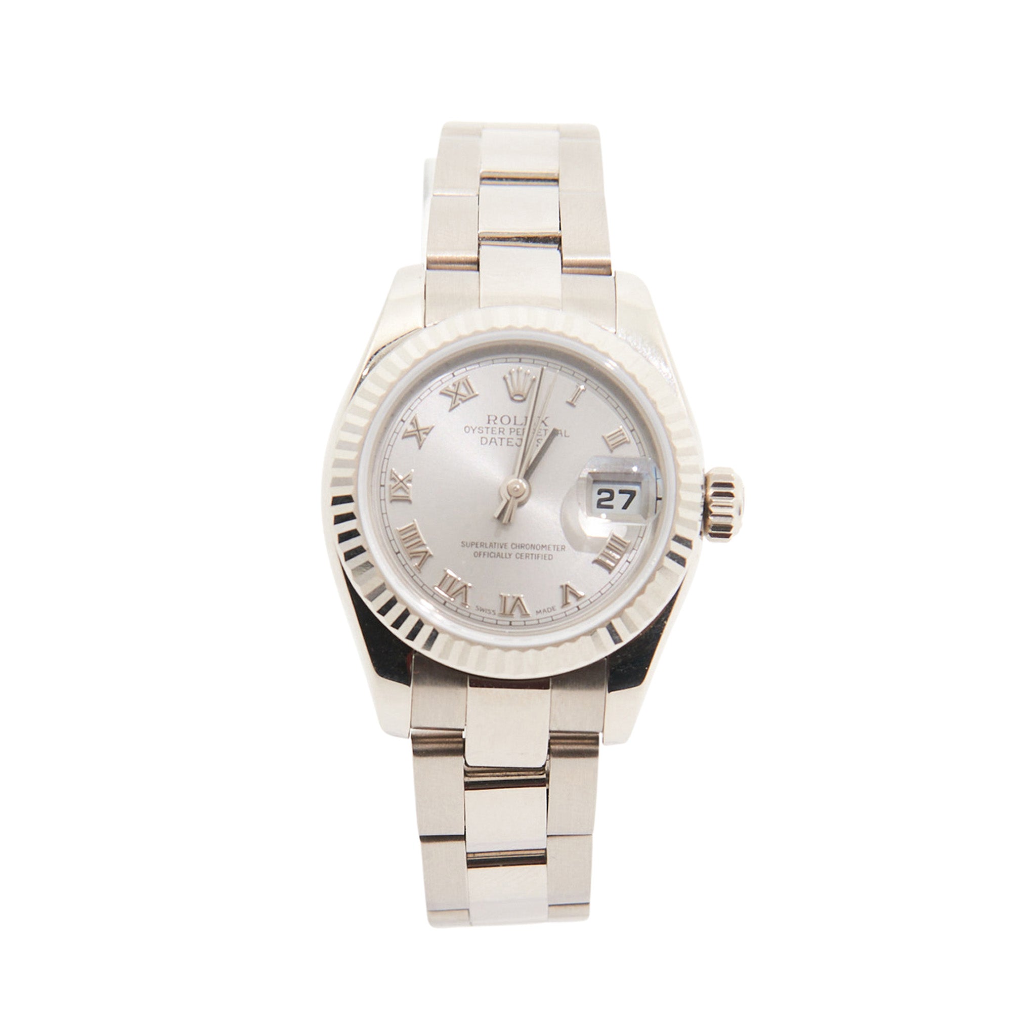 Rolex Datejust 26 White Gold Silver - 179179