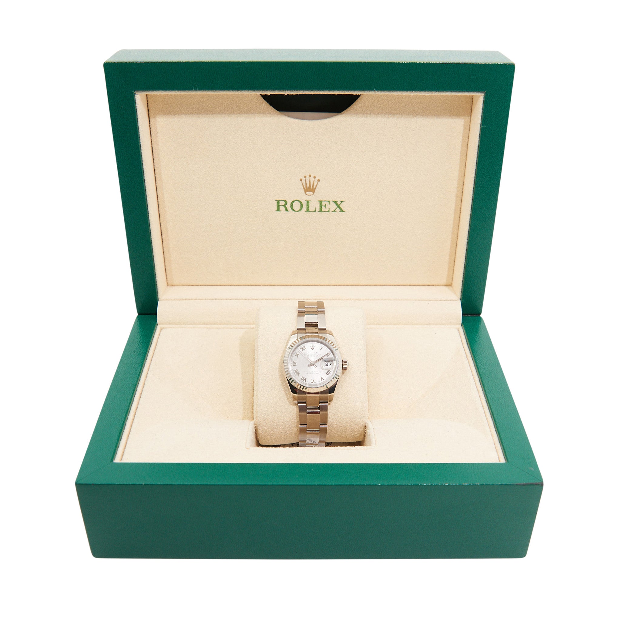 Rolex Datejust 26 White Gold Silver - 179179