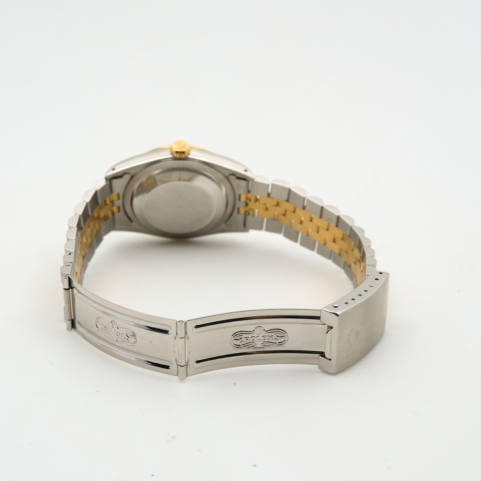 Rolex Datejust 36mm Two Tone Diamond Pointer Watch 16233