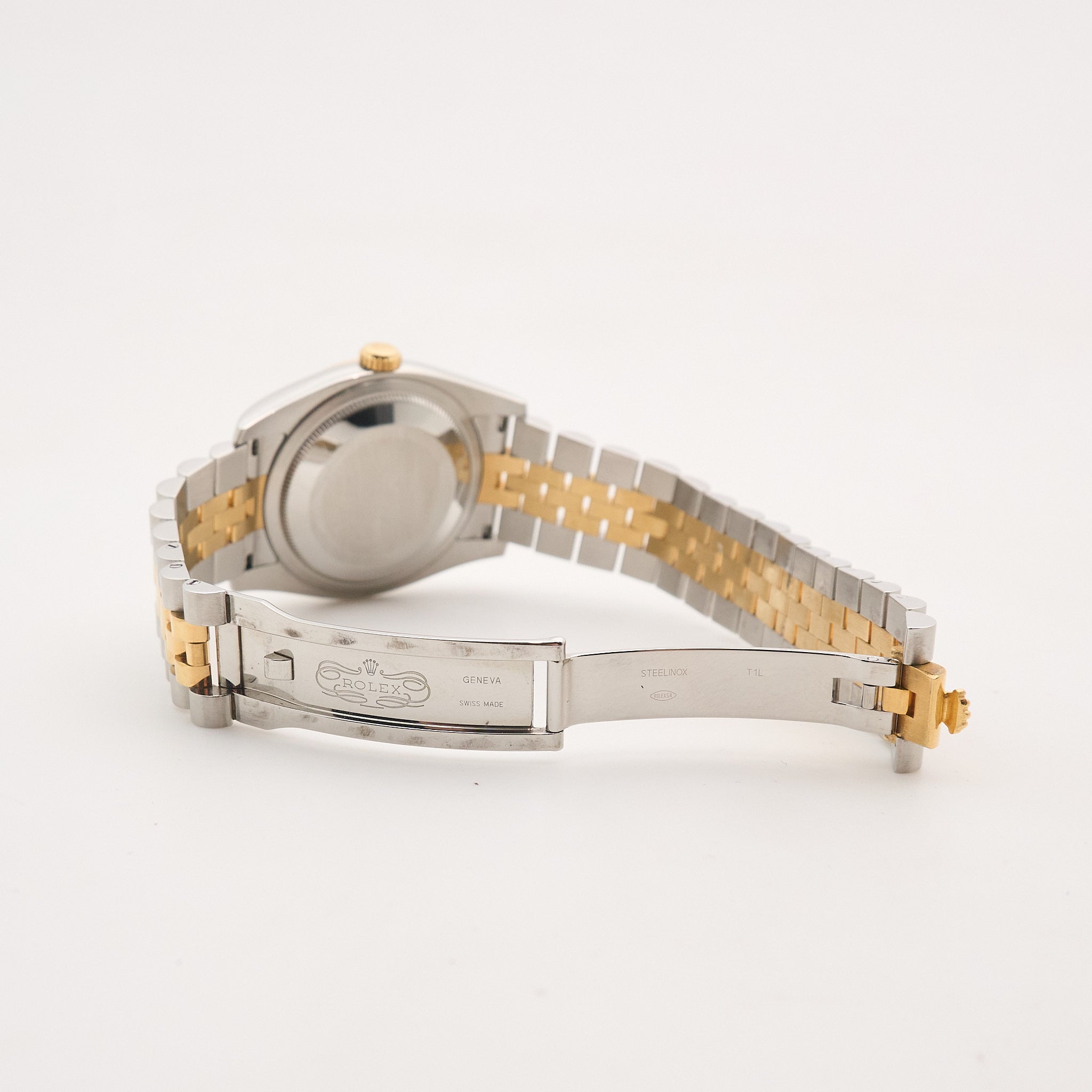 Rolex DateJust 36 Two Tone White Diamond Dial 116234