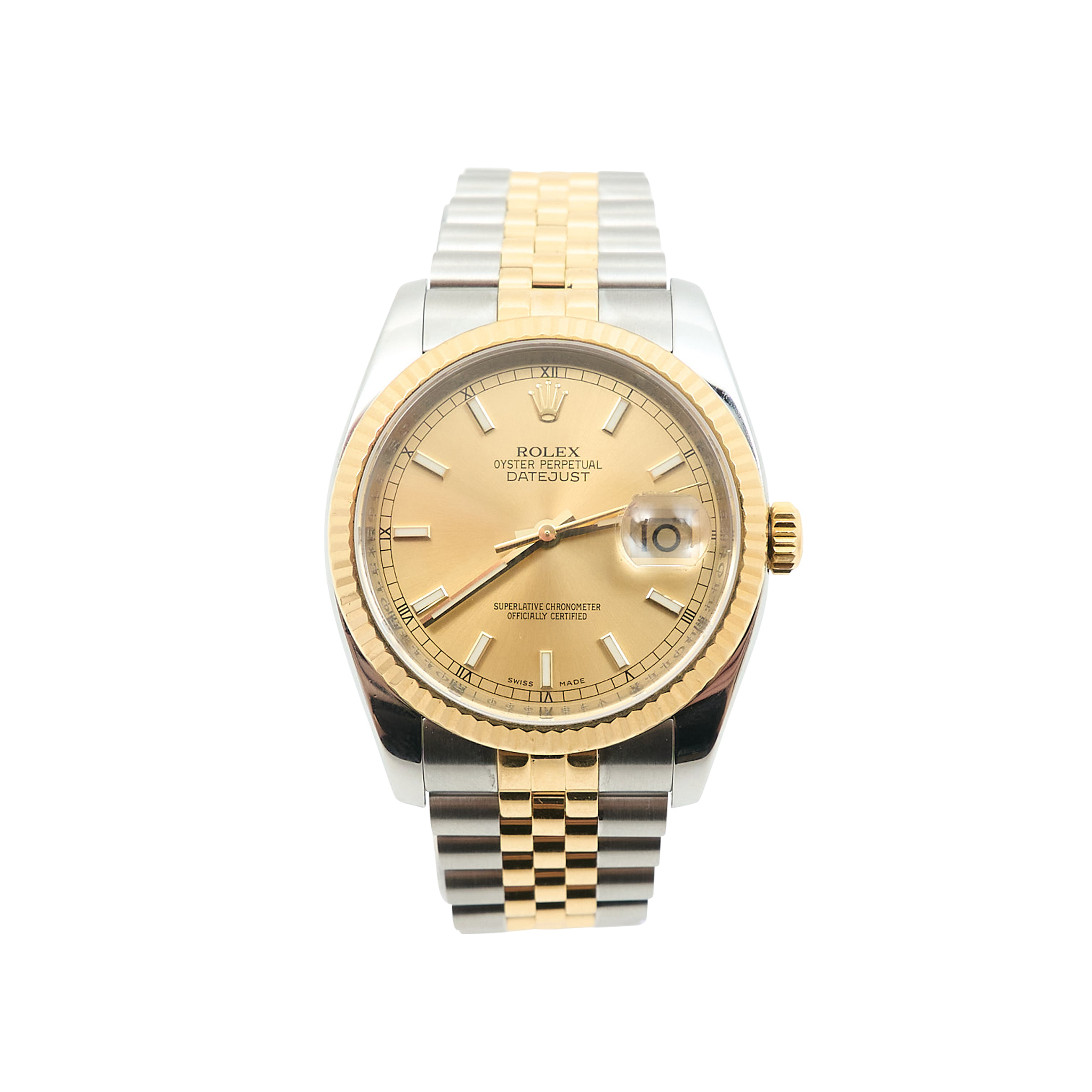 Rolex Datejust 36mm Oystersteel & Yellow Gold