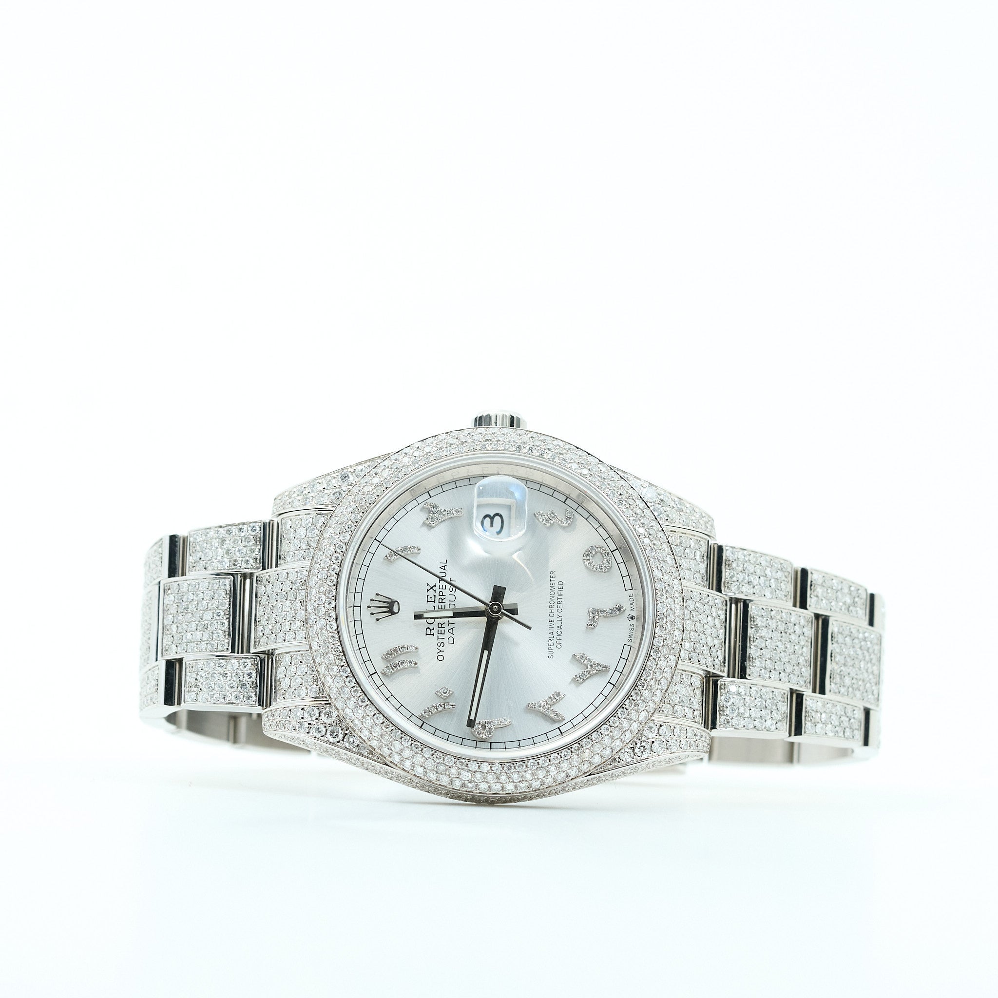 Rolex Datejust 41 Diamond Set Arabic dial