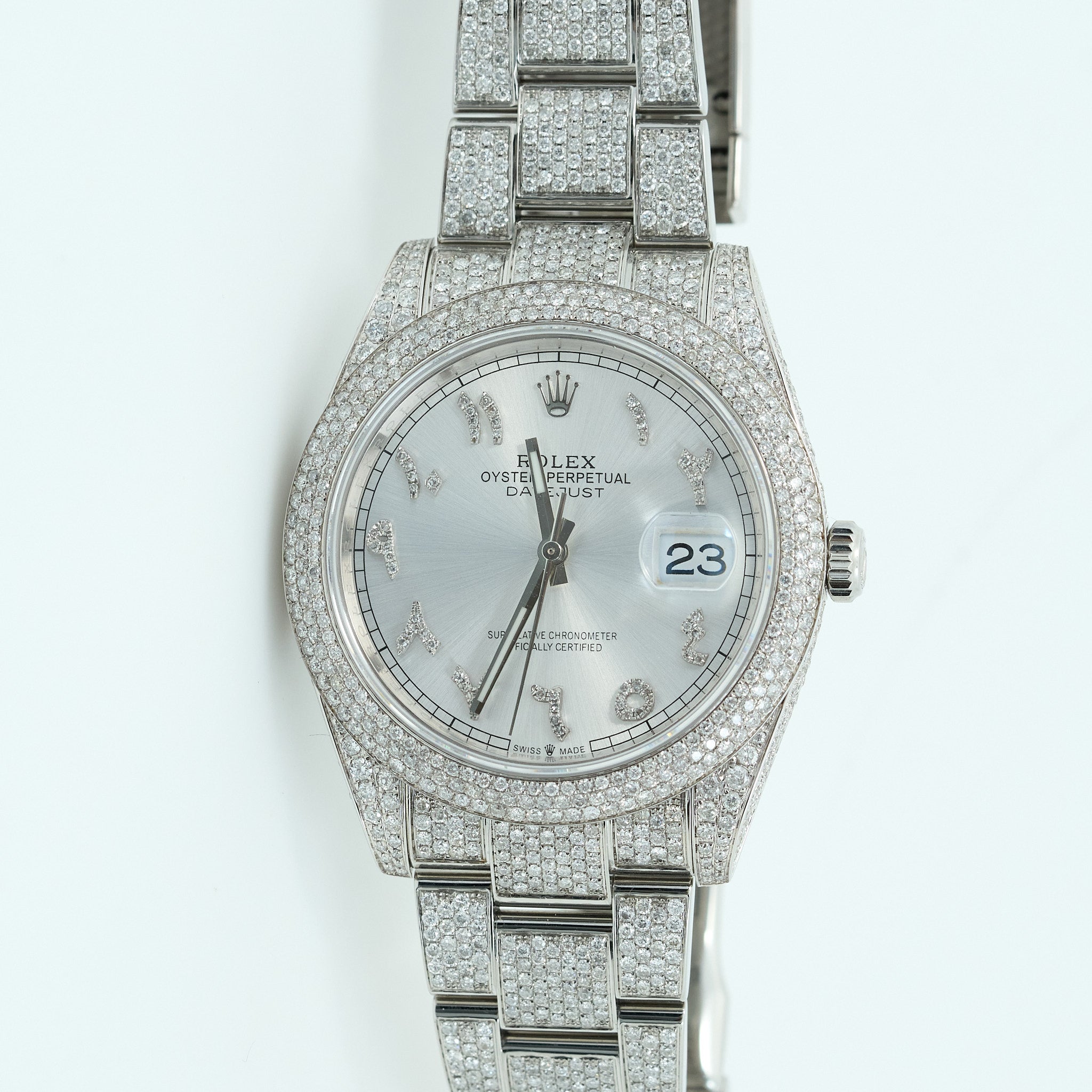 Rolex Datejust 41 Diamond Set Arabic dial