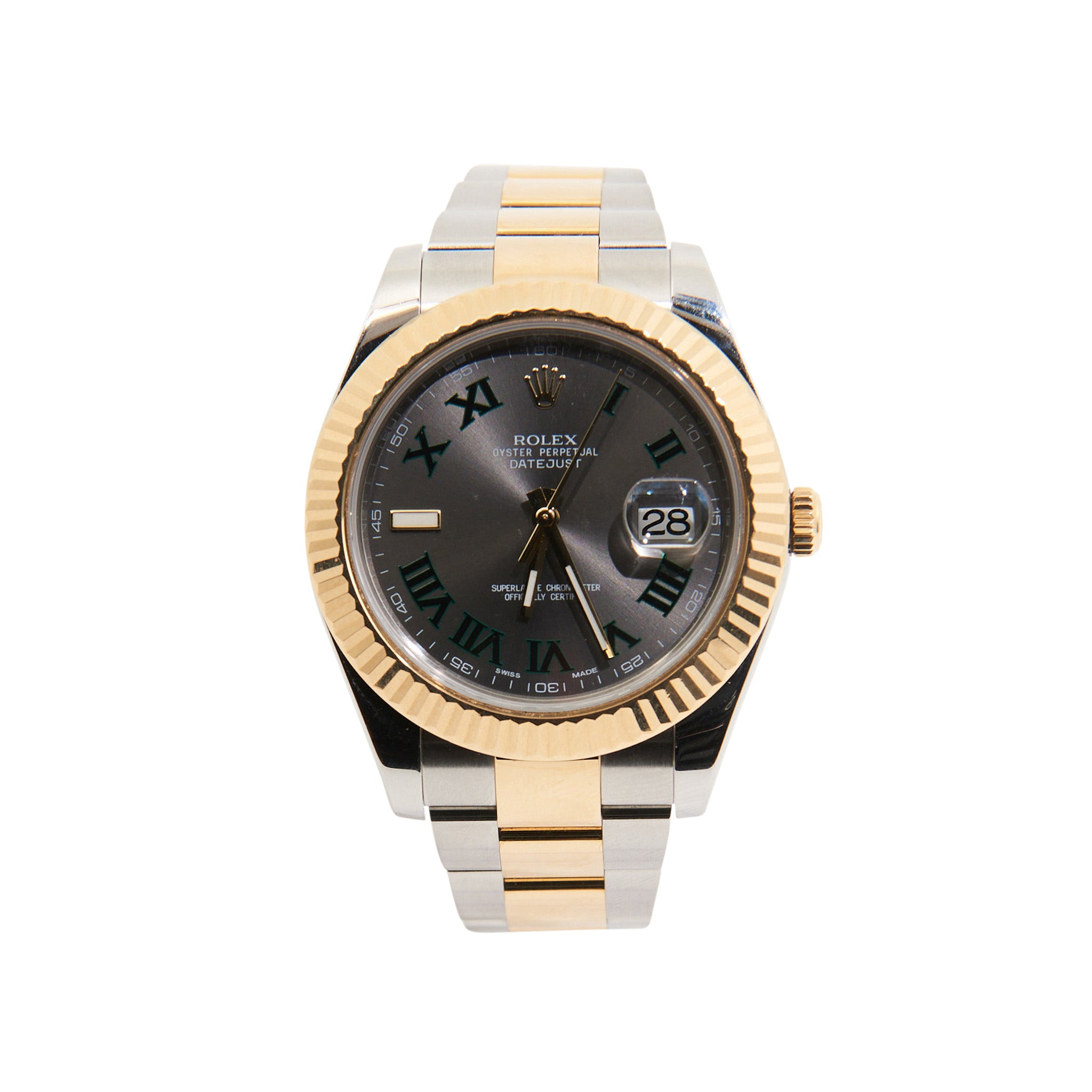 Rolex DateJust 41 Yellow Roselor Slate (Wimbledon) - 116333 - 2011