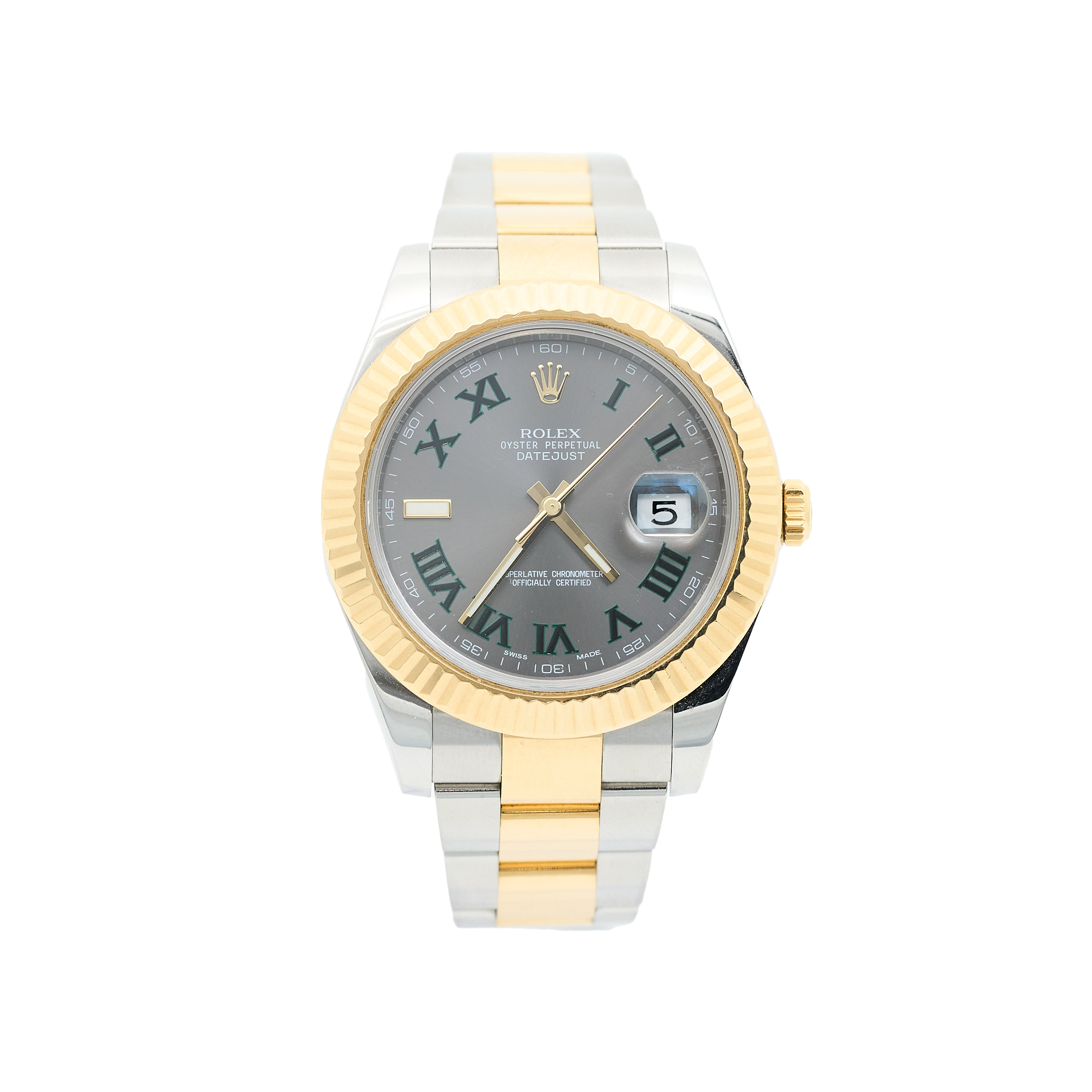 Rolex DateJust 41 Yellow Roselor Slate (Wimbledon) - 116333 - 2011