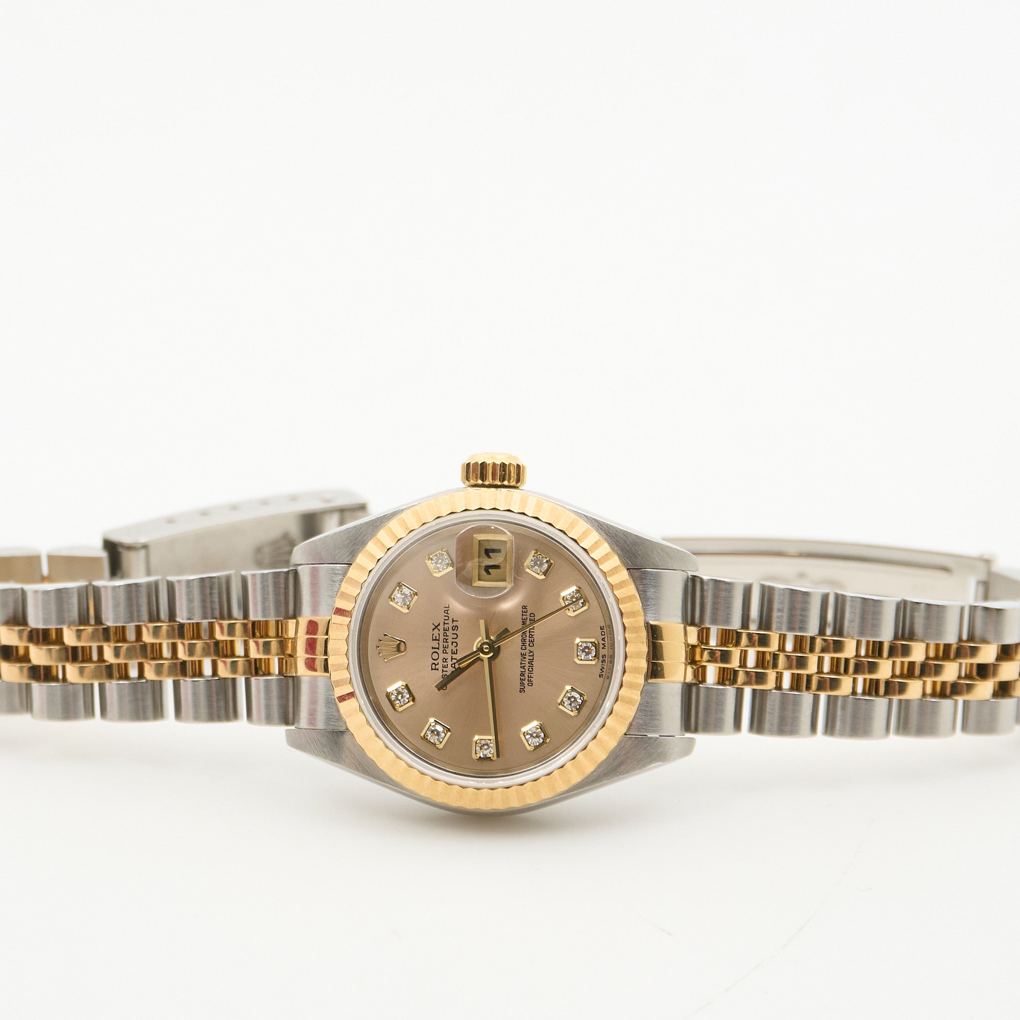 Rolex Lady Datejust 26 Champagne DIamond Dial