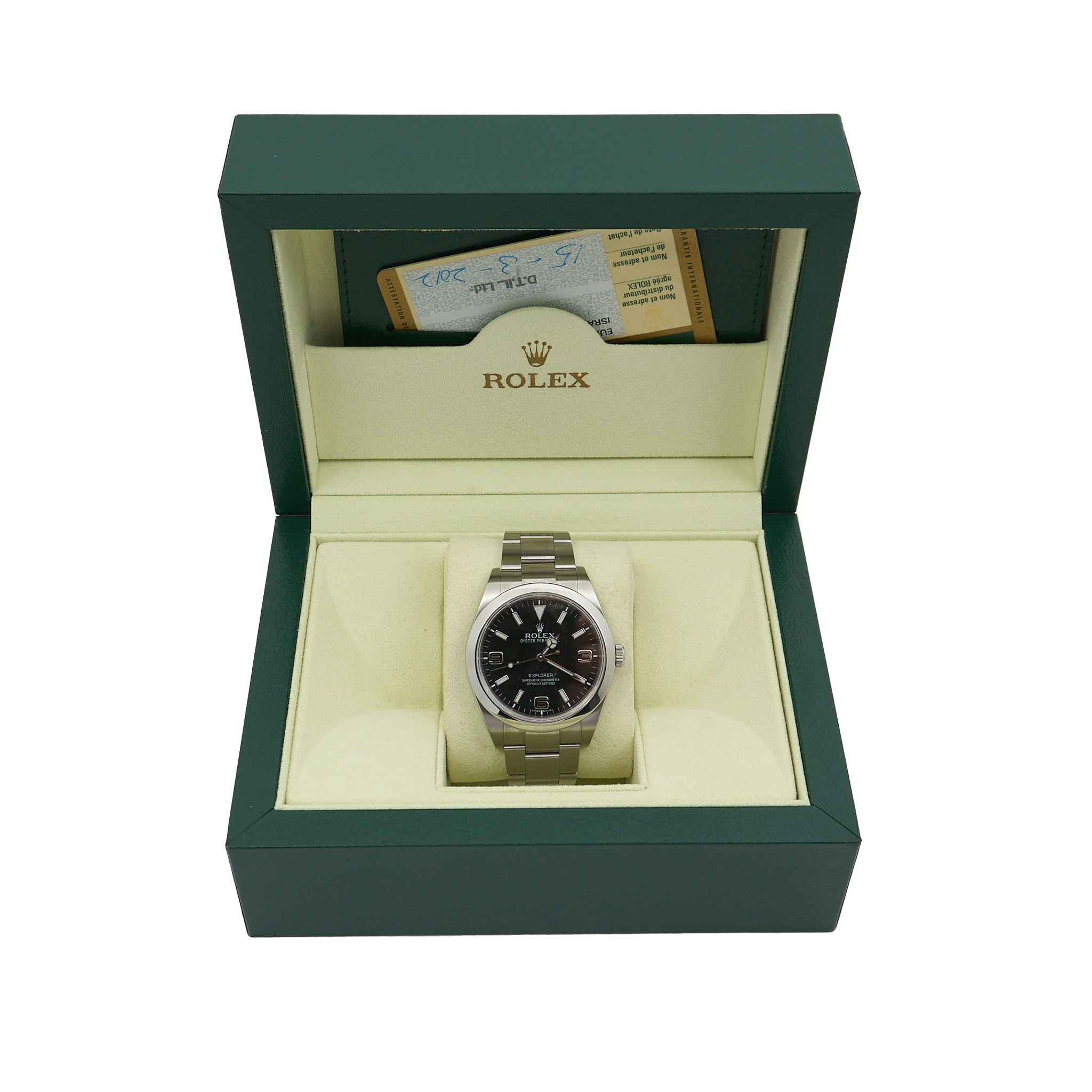 Rolex Explorer 1 Black Dial 36mm Watch