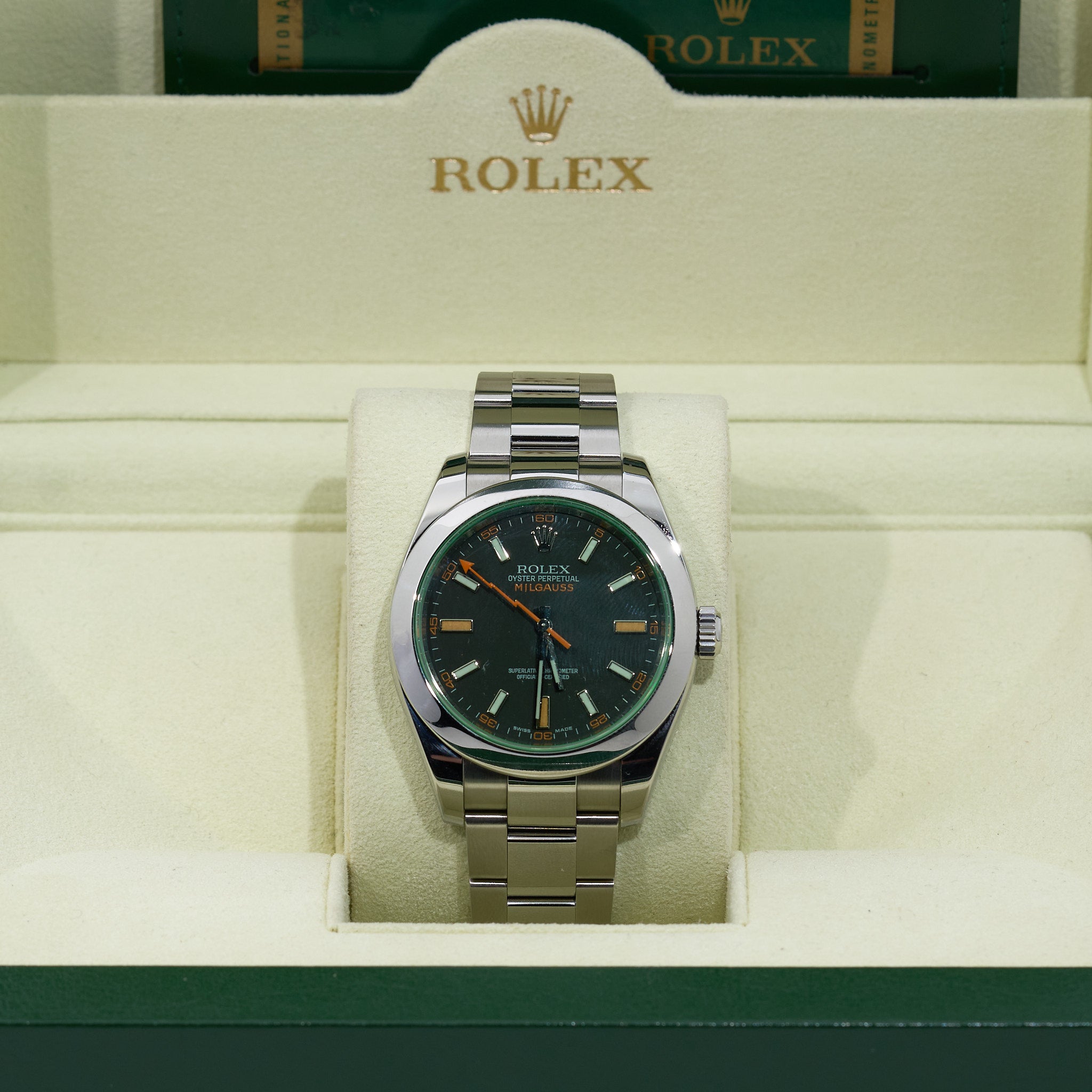 Rolex Milgauss Oyster Perpetual 40mm 116400GV