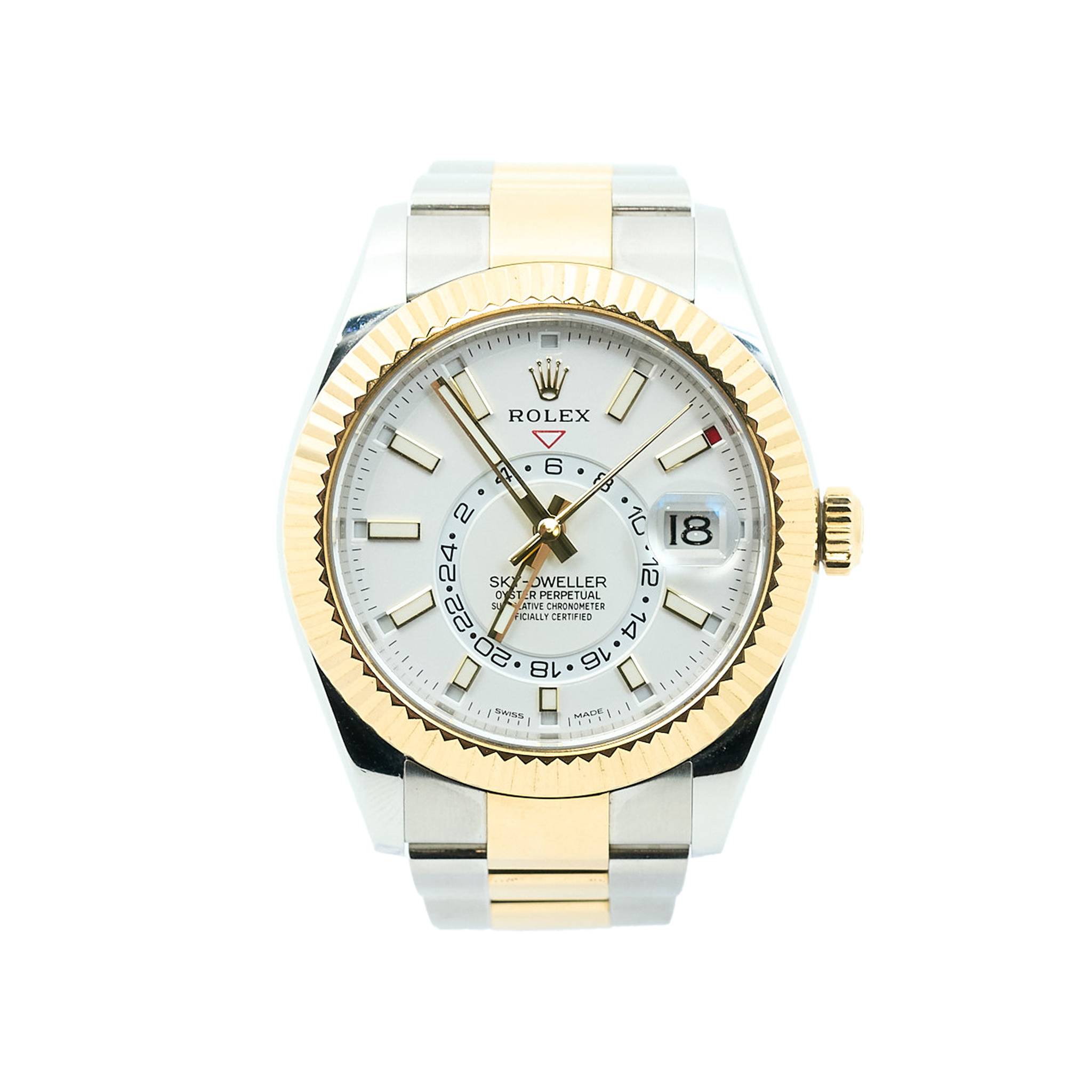 Rolex Sky Dweller 42 Yellow Roselor Intense White - 336933 - 2018