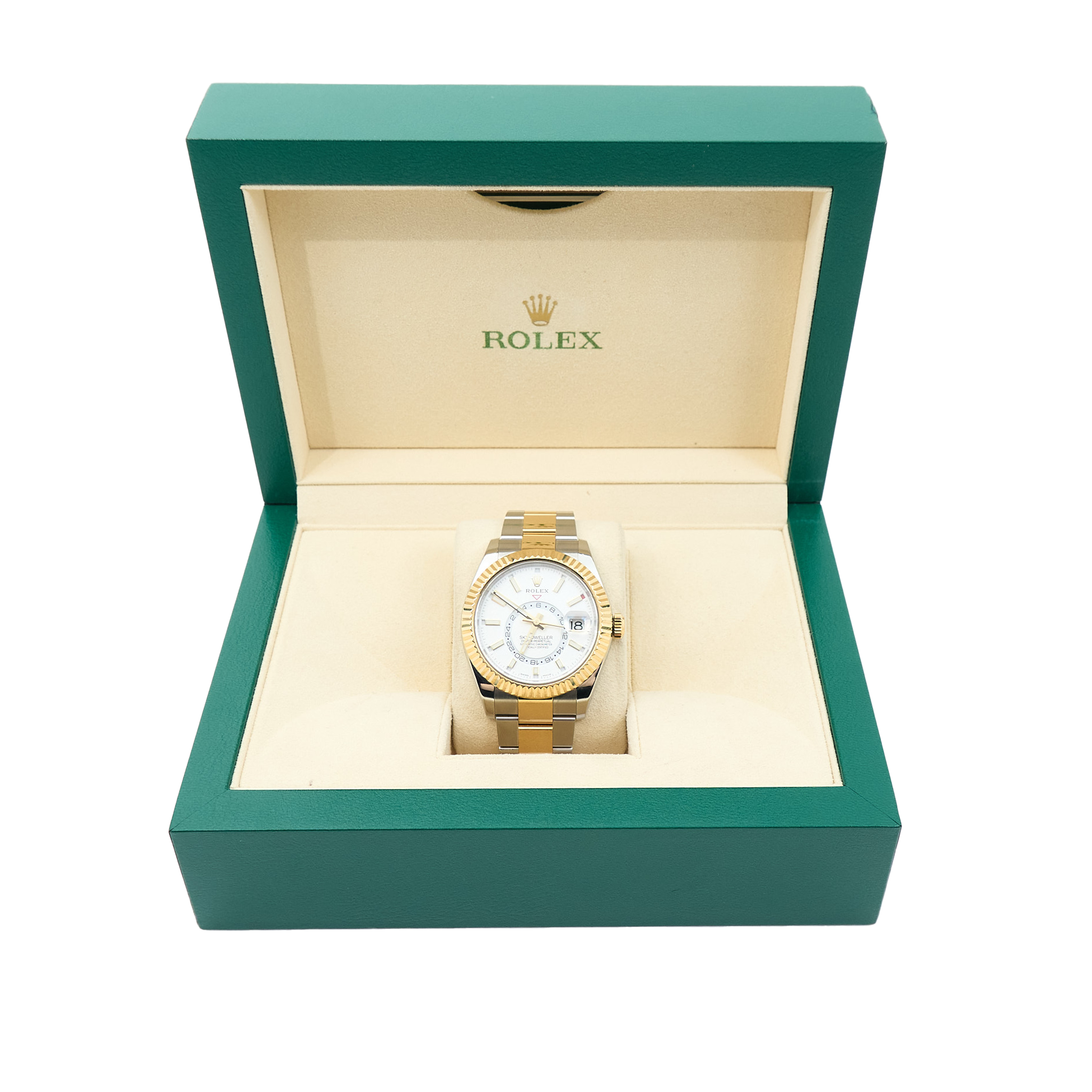 Rolex Sky Dweller 42 Yellow Roselor Intense White - 336933 - 2018