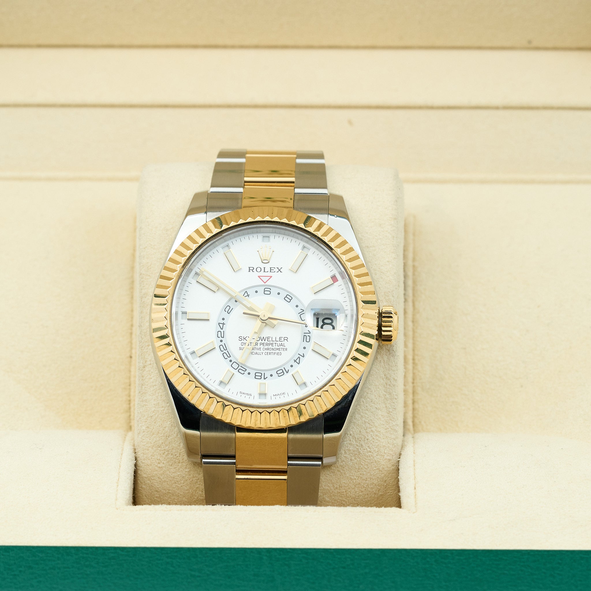 Rolex Sky Dweller 42 Yellow Roselor Intense White - 336933 - 2018