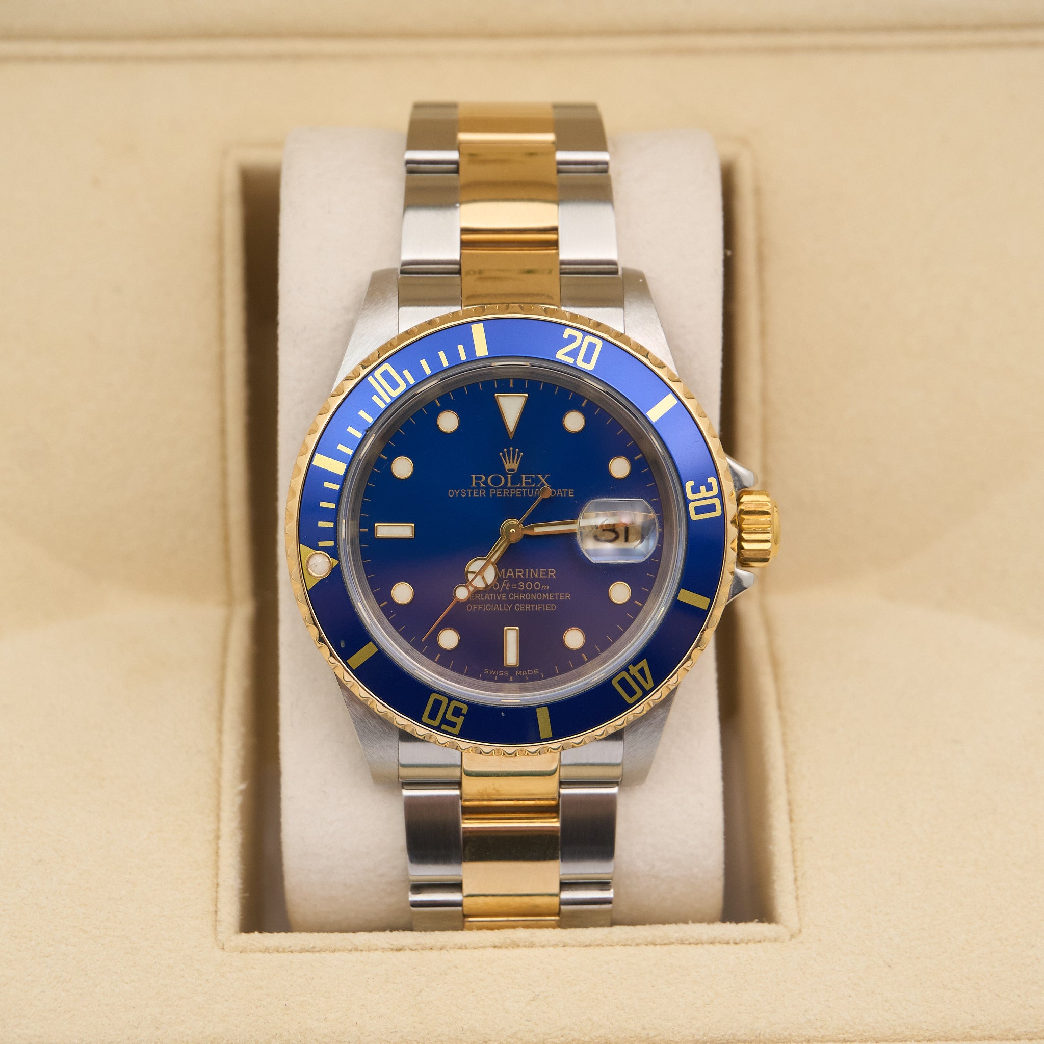 Rolex Submariner Date ‘Bluesy’ 16613 Steel & Gold