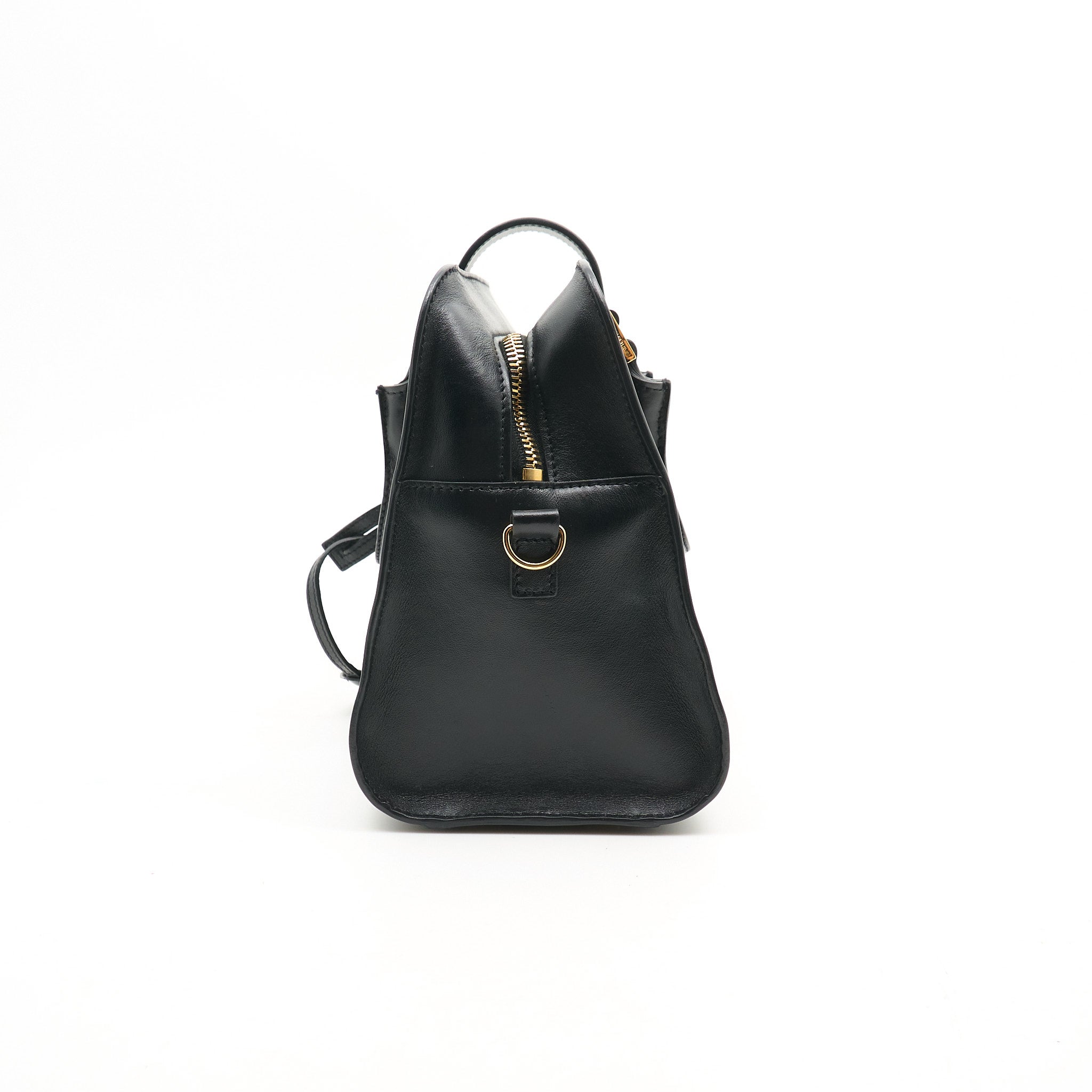 Saint Laurent Cabas Handbag In Black Leather