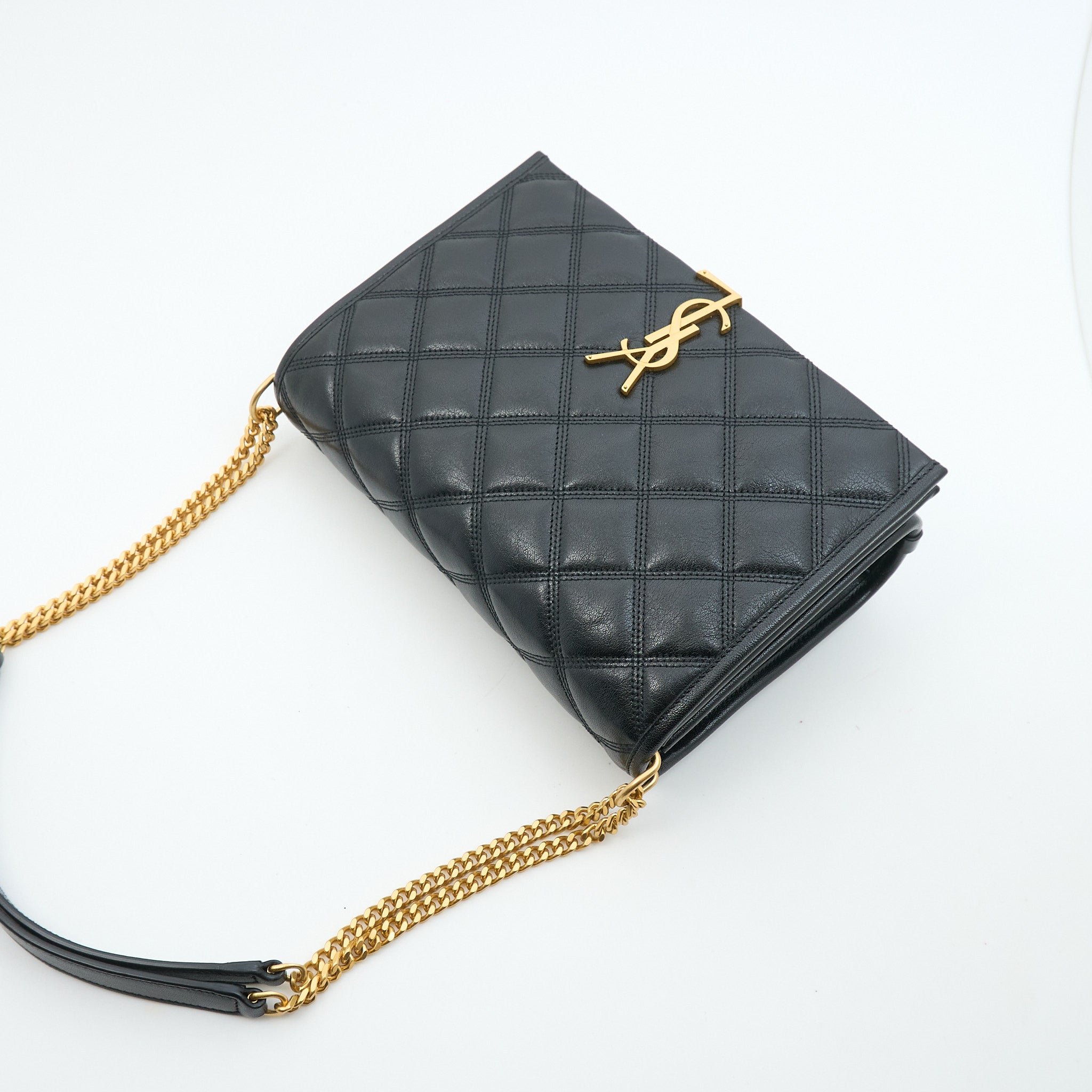 Saint Laurent Becky Chain Bag Black