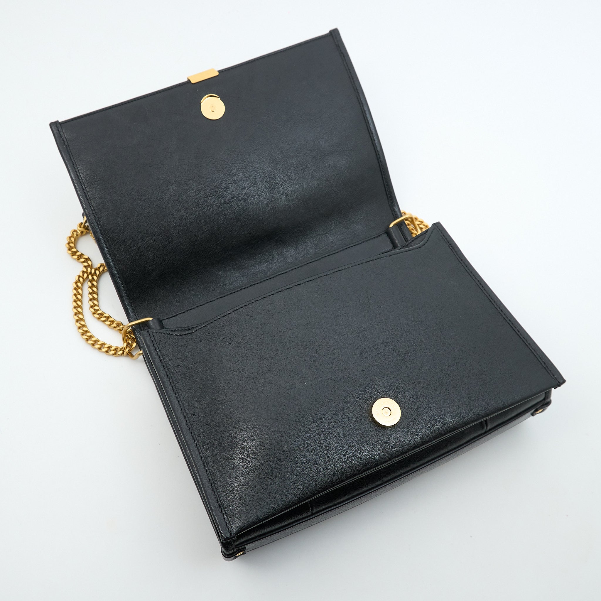 Saint Laurent Becky Chain Bag Black