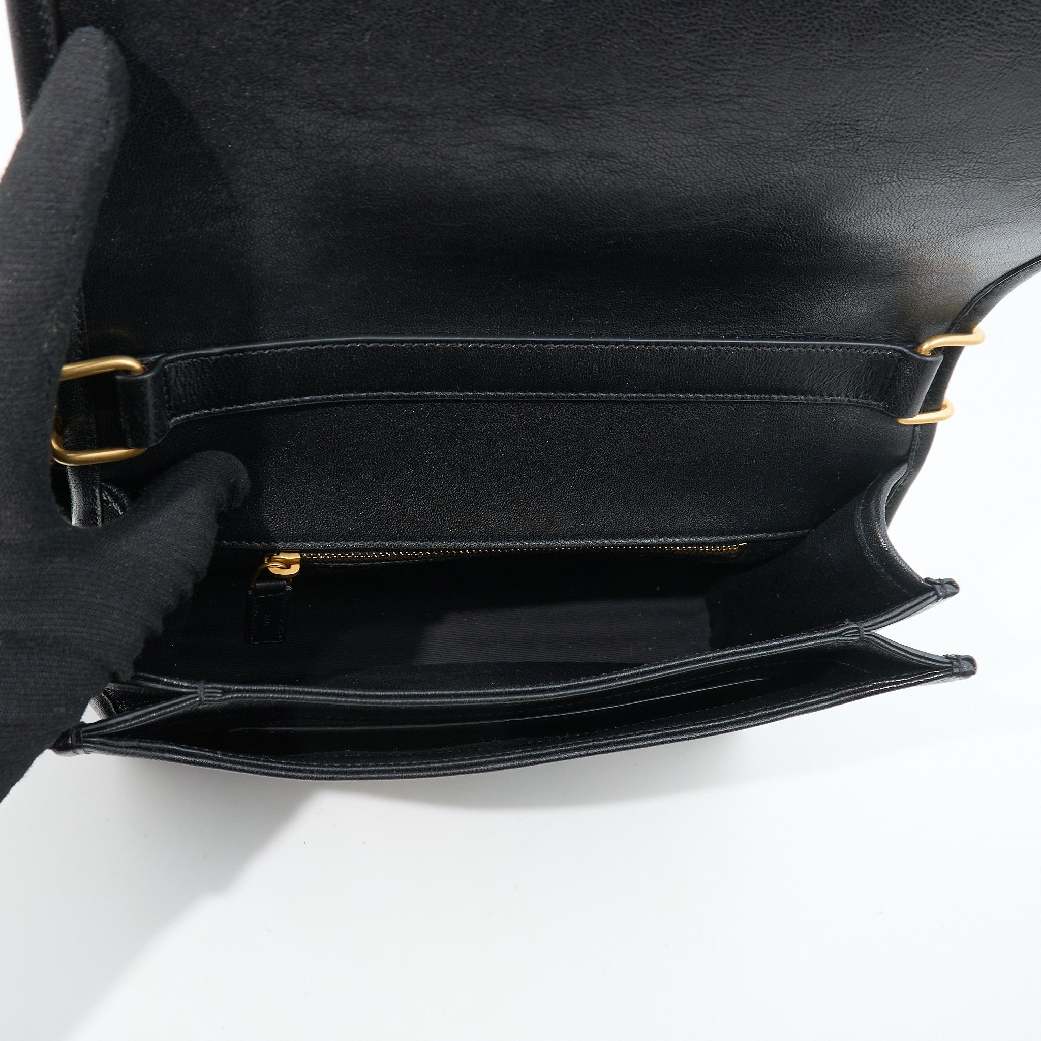 Saint Laurent Becky Chain Bag Black