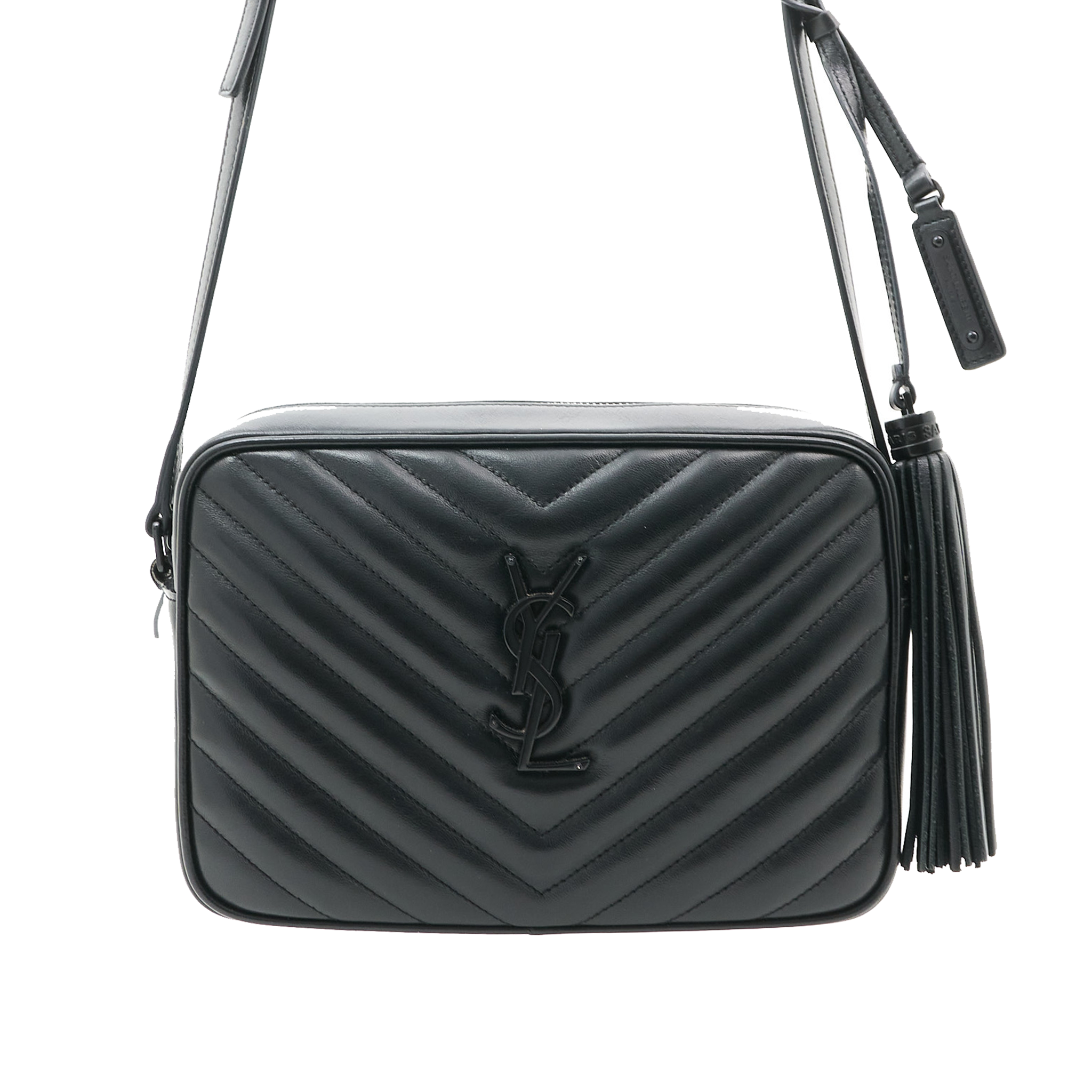 Saint Laurent Black Lou Camera Bag