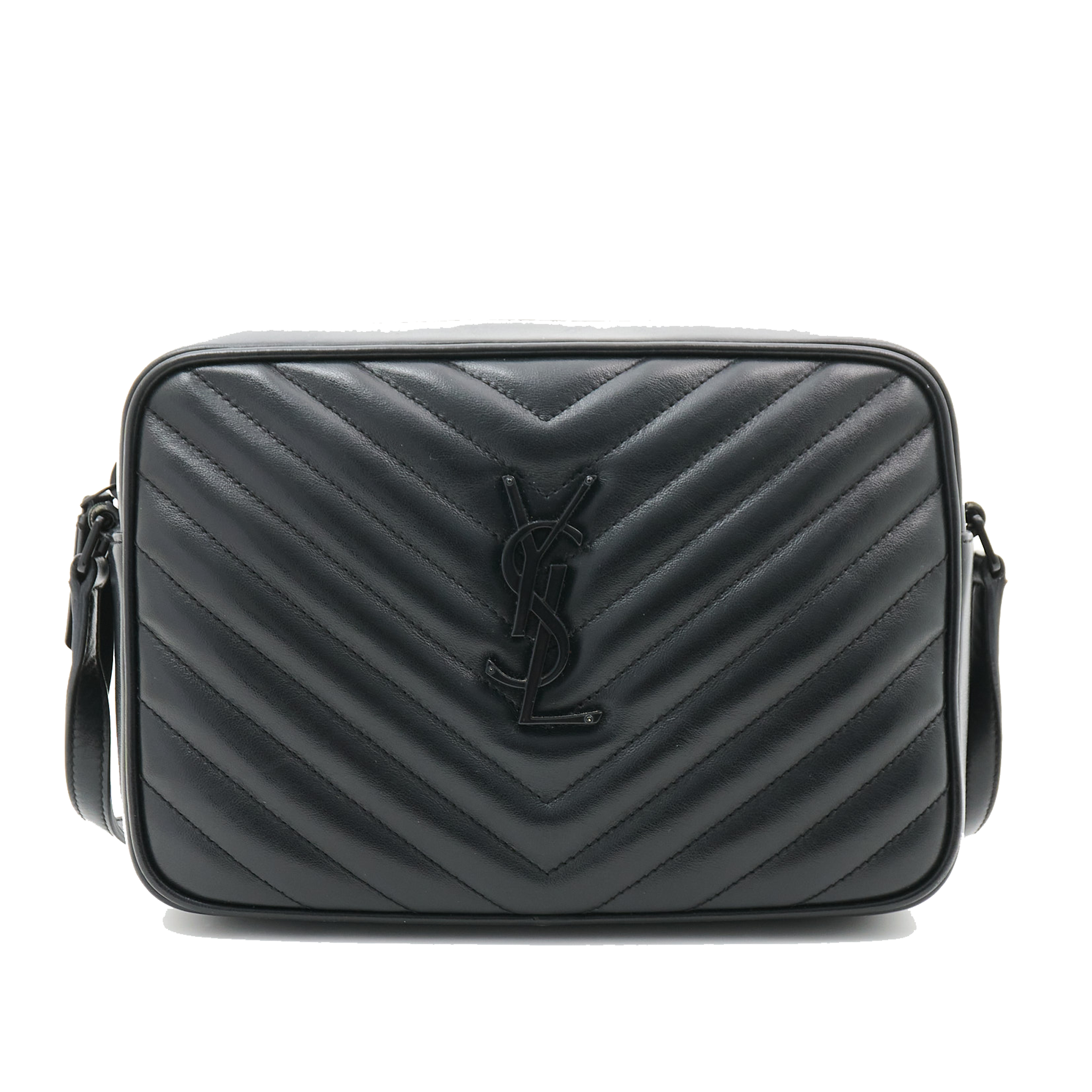 Saint Laurent Black Lou Camera Bag