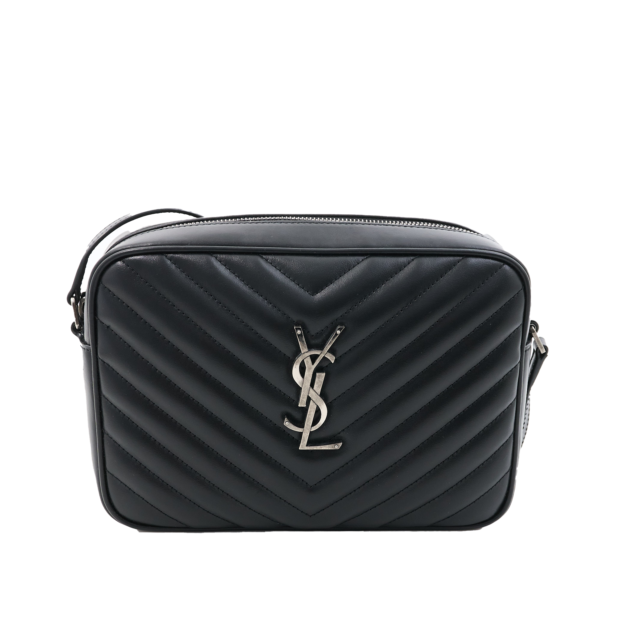 Saint Laurent Black Lou Camera Bag