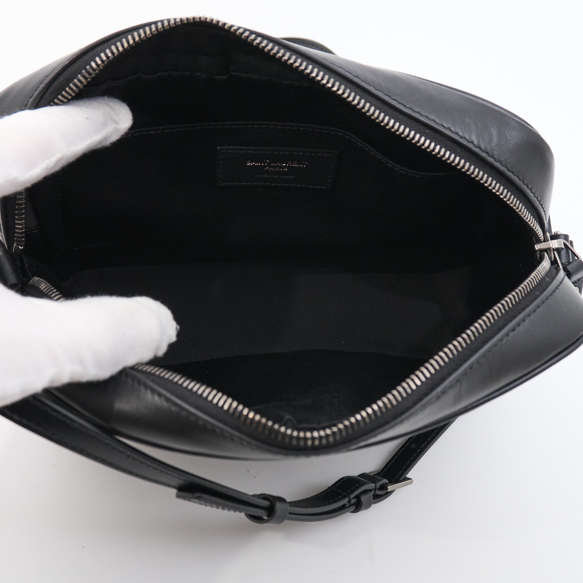 Saint Laurent Black Lou Camera Bag