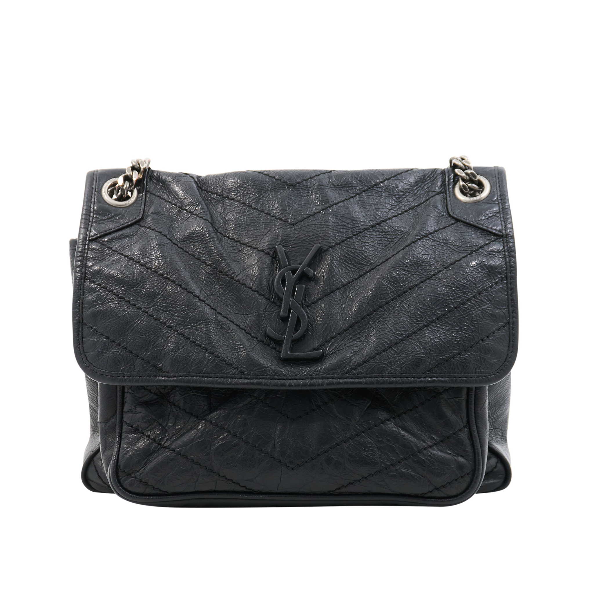 Saint Laurent Black Medium Nikki Bag