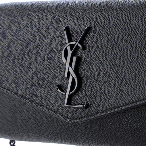 Saint Laurent Uptown Wallet On Chain Black Bag