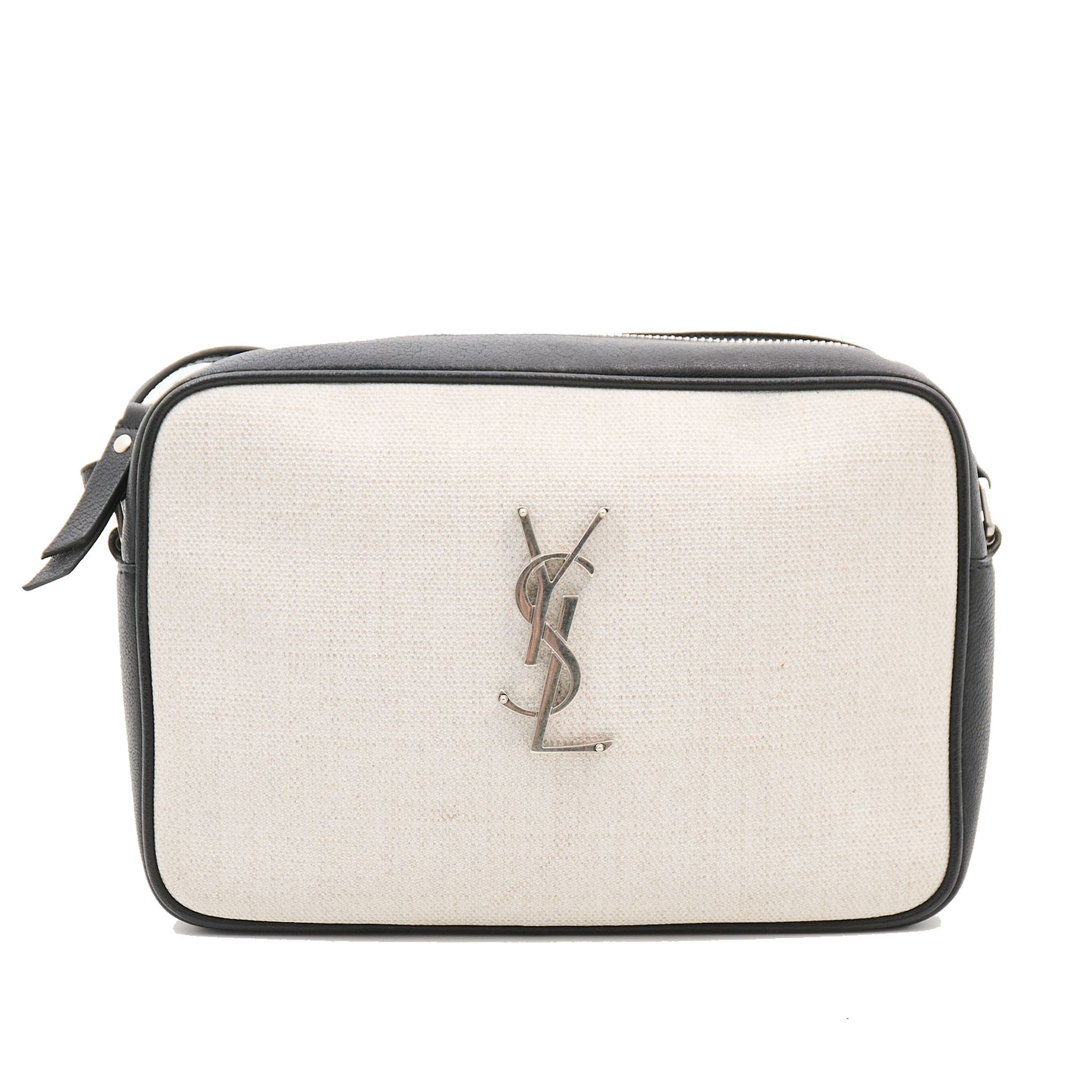 Saint Laurent Linen Canvas Lou Camera Bag
