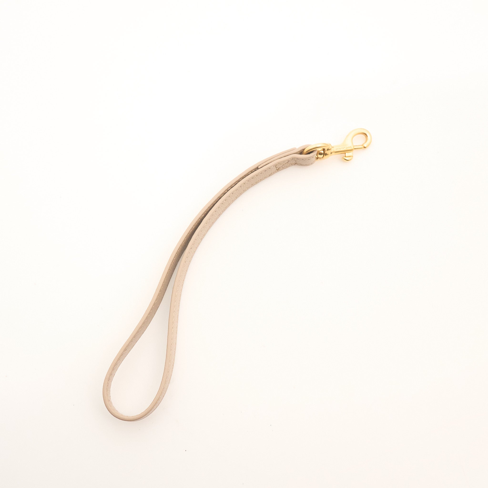 Saint Laurent Cassandre Beige Envelope Matelassé Leather Clutch