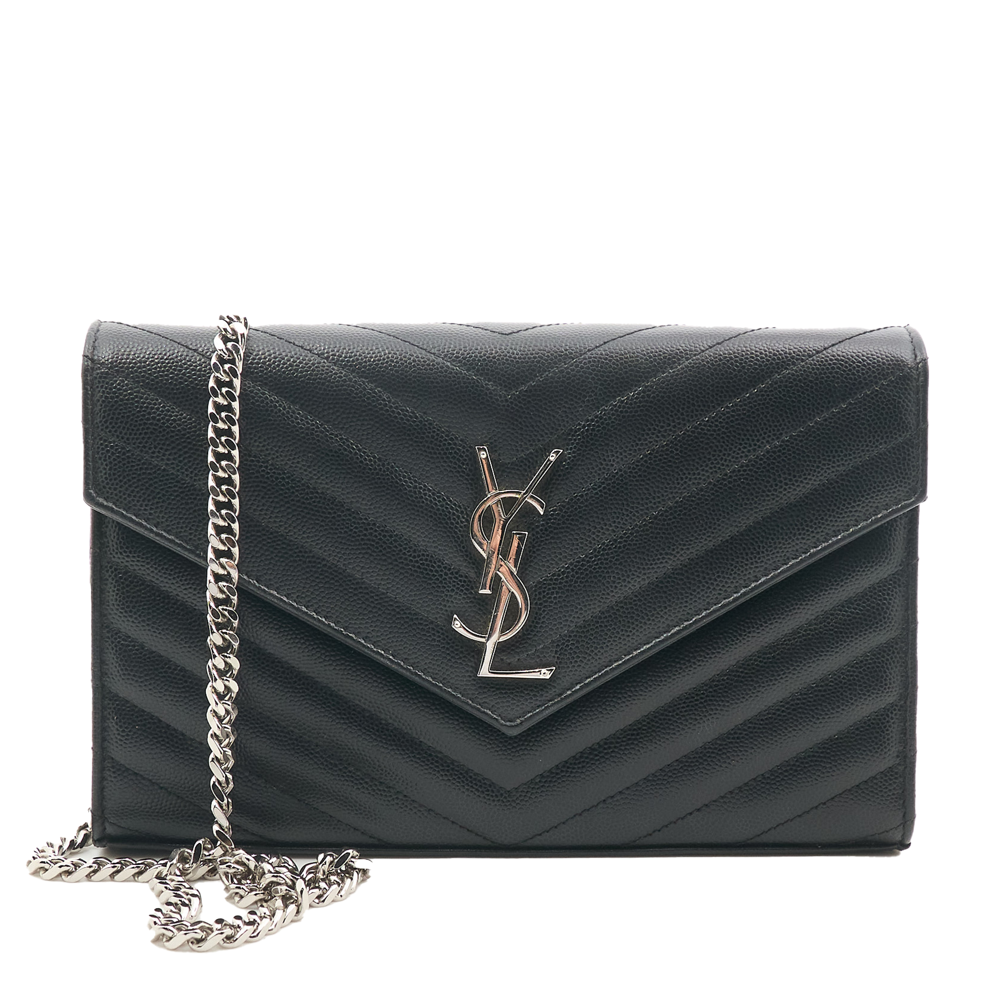 Saint Laurent Wallet on Chain Black Bag