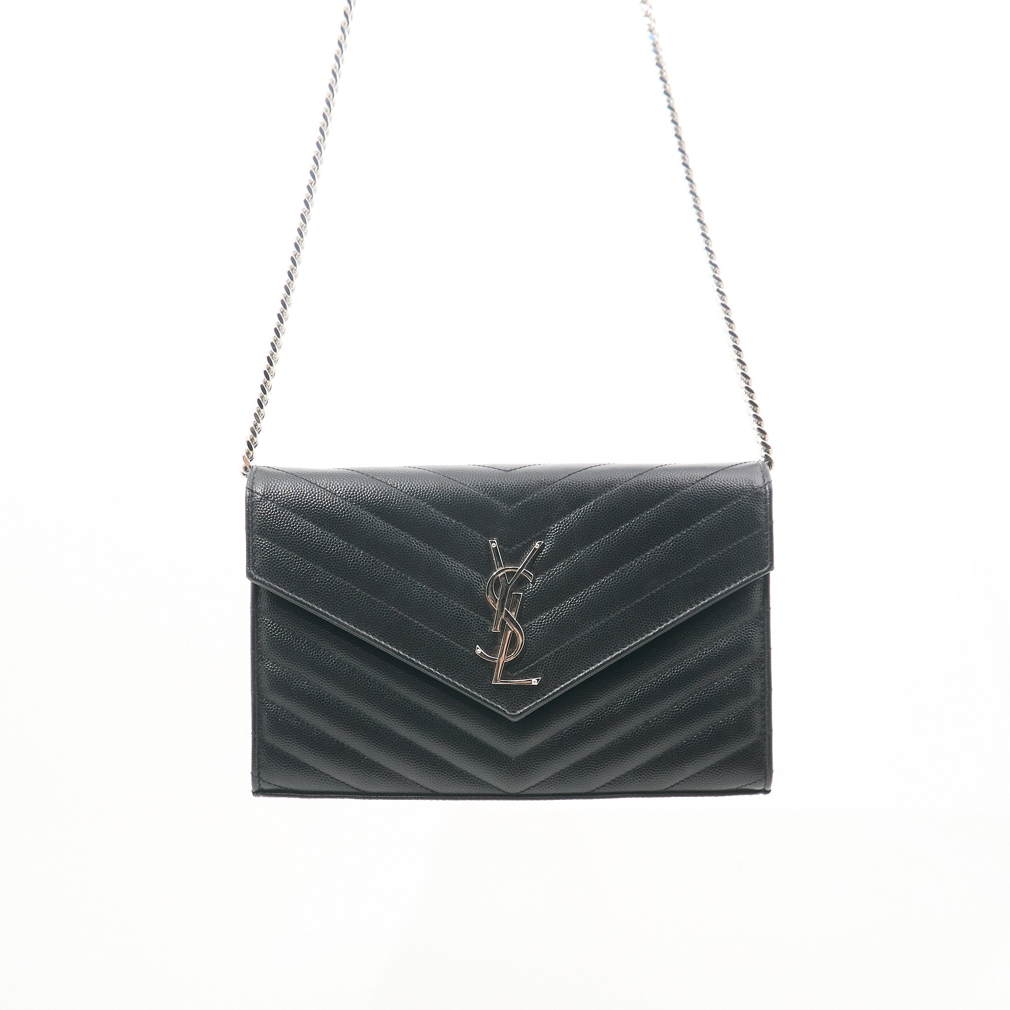 Saint Laurent Wallet on Chain Black Bag