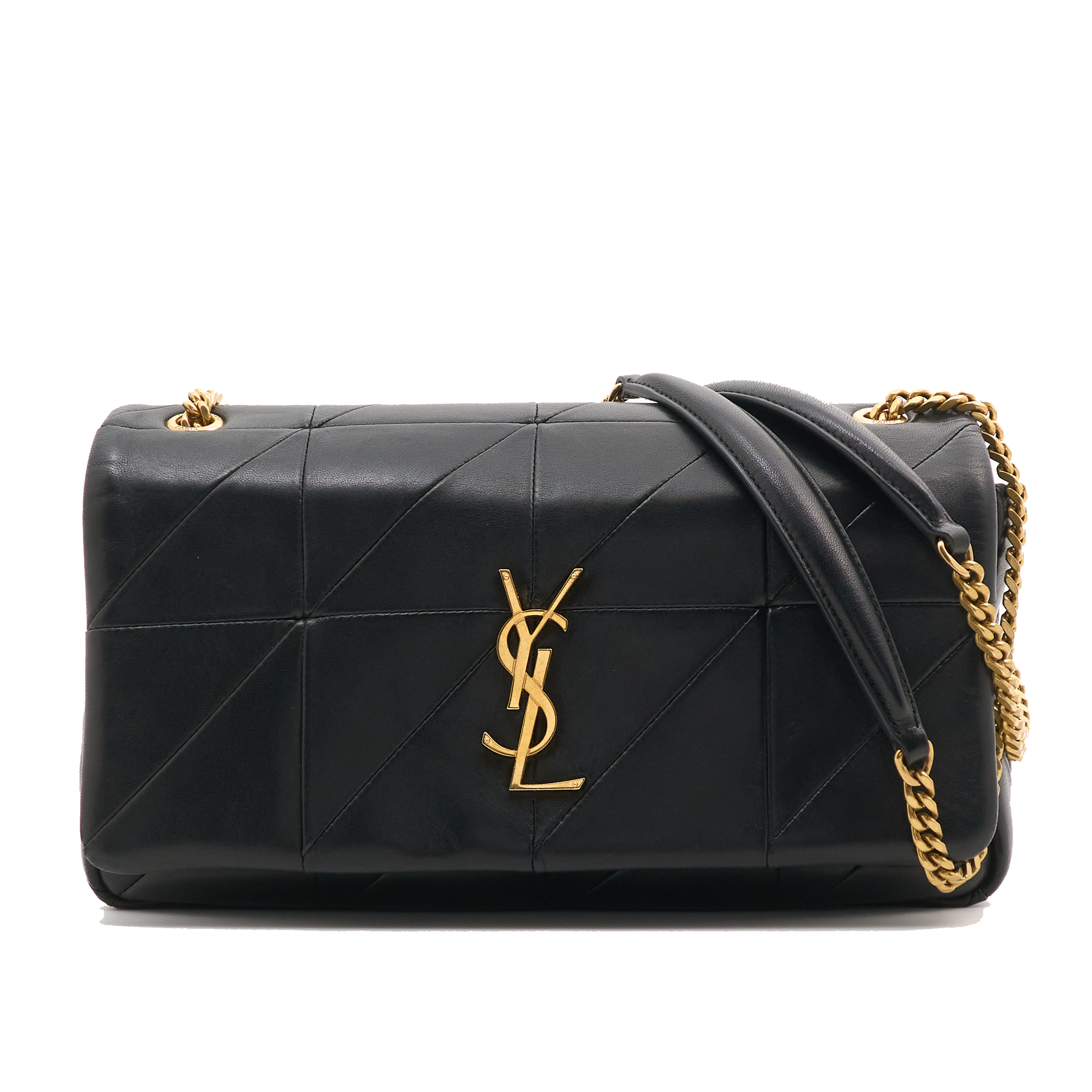 Saint Laurent Jamie Black Lambskin Shoulder Bag