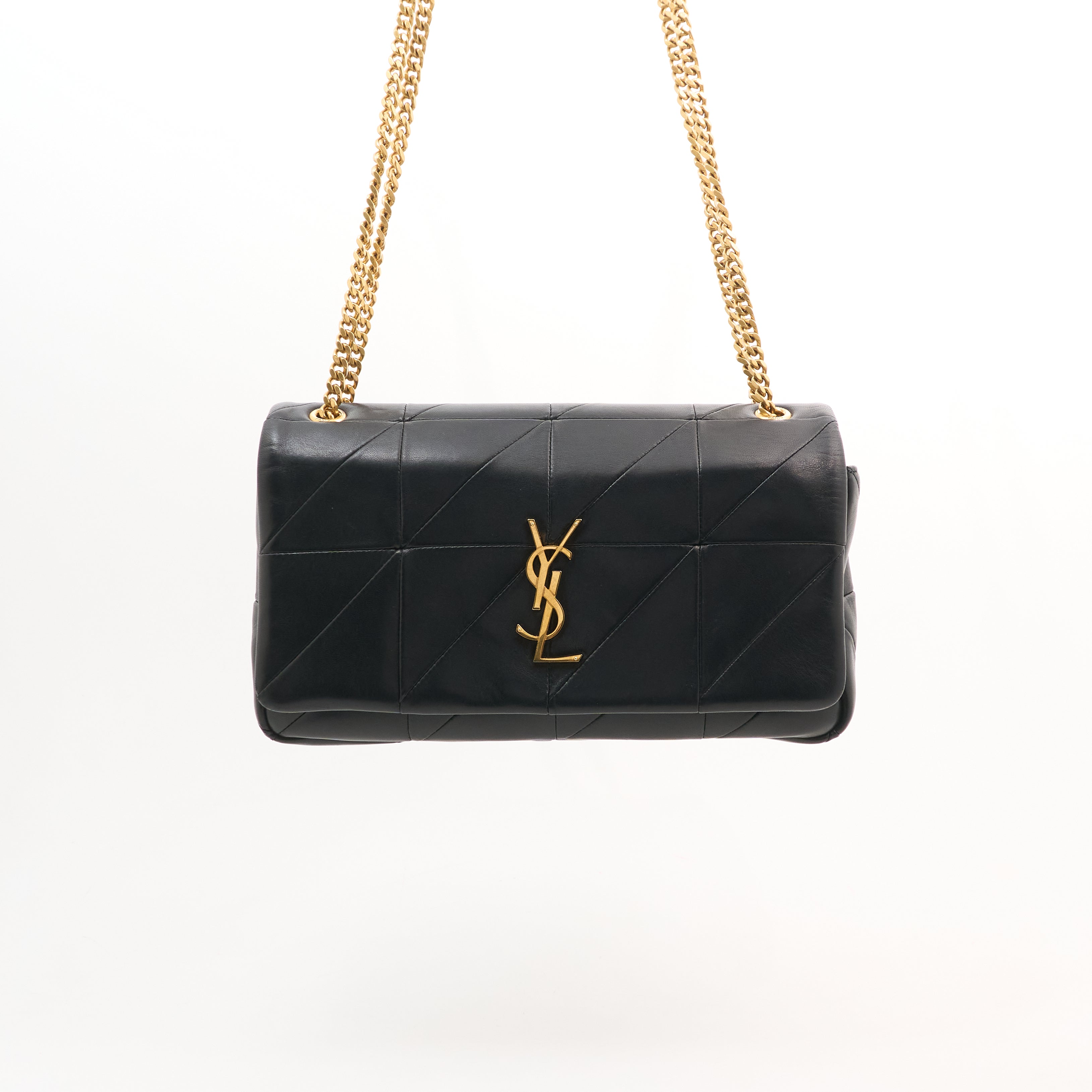 Saint Laurent Jamie Black Lambskin Shoulder Bag