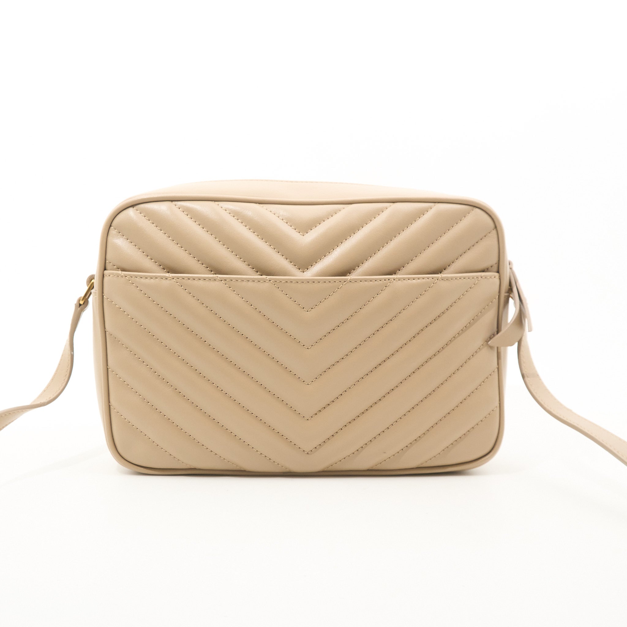 Saint Laurent Lou Camera Beige Bag