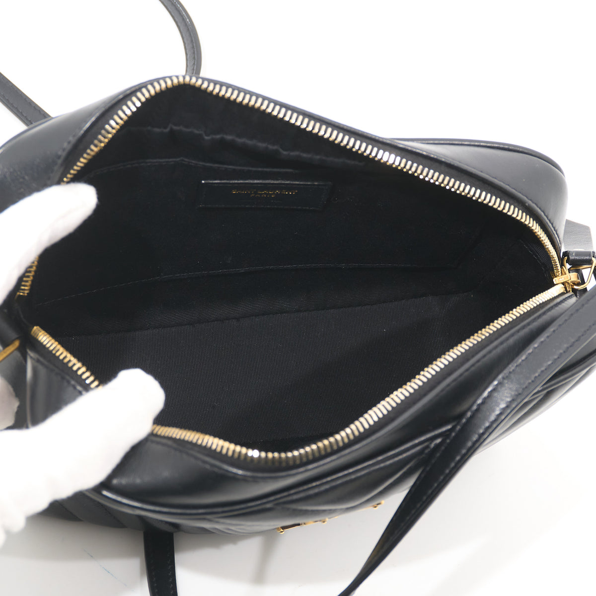 Saint Laurent Lou Camera Black Bag