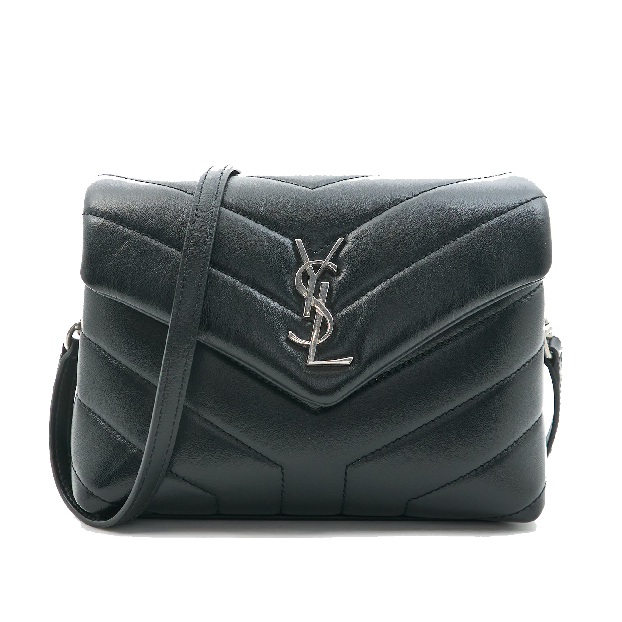 Saint Laurent Lou Lou Toy Crossbody Bag Black